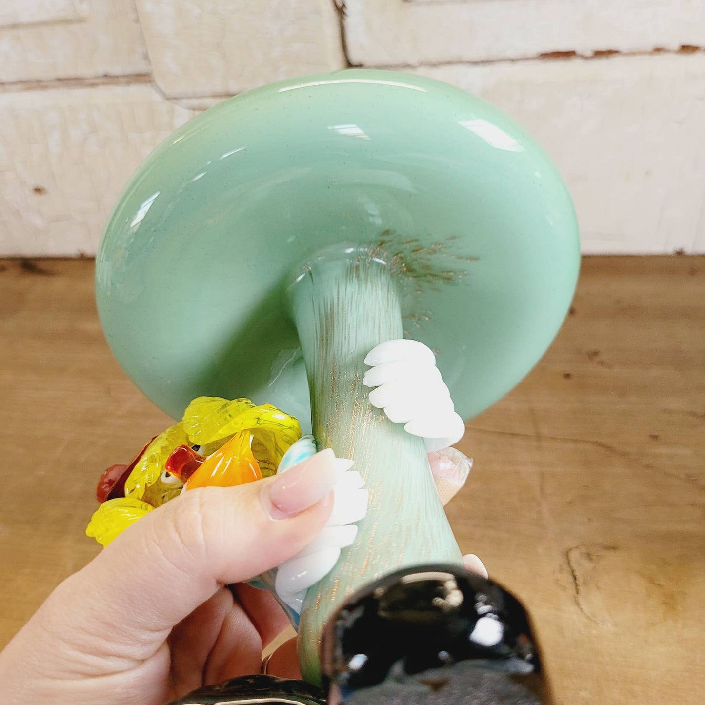 Murano Mushroom Clown Art