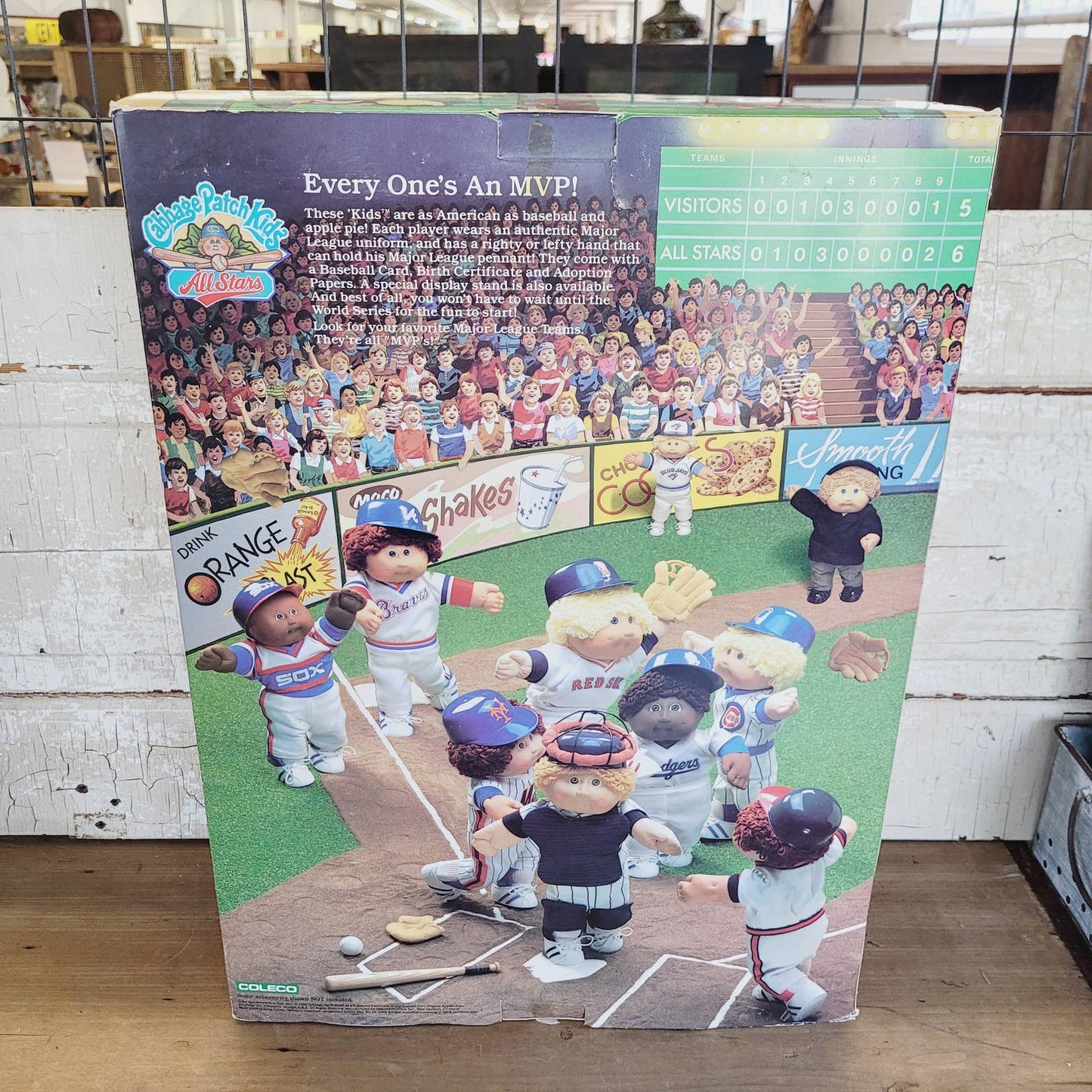 NEW! RARE Vintage 1986 Cabbage Patch Kids All Stars ORIOLES CPK STADIUM Doll