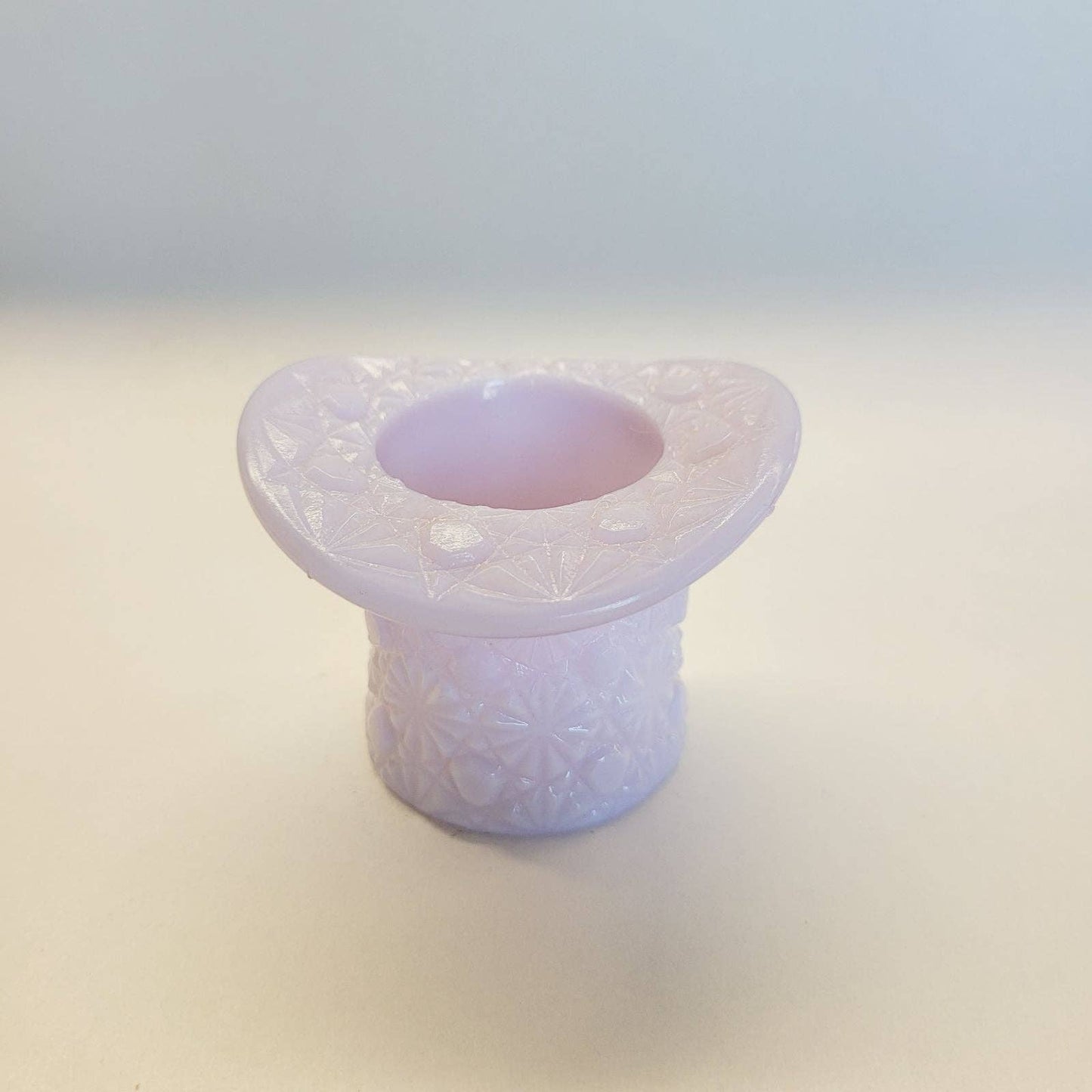 Boyd Glass Hat Toothpick Holder