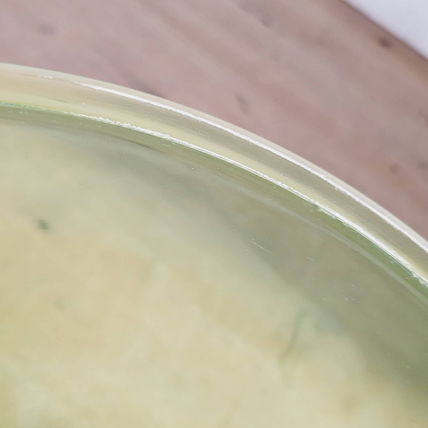 Vintage Green Depression Glass Uranium 9" Mixing Bowl
