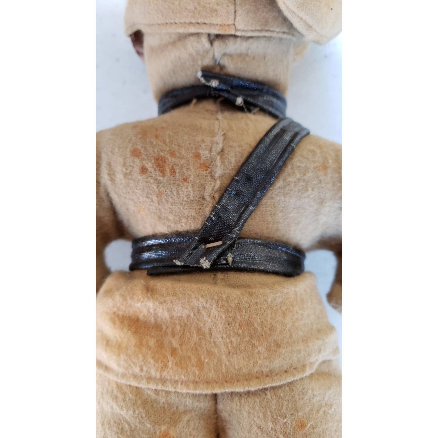 Antique Cloth Military Doll Formed Face
