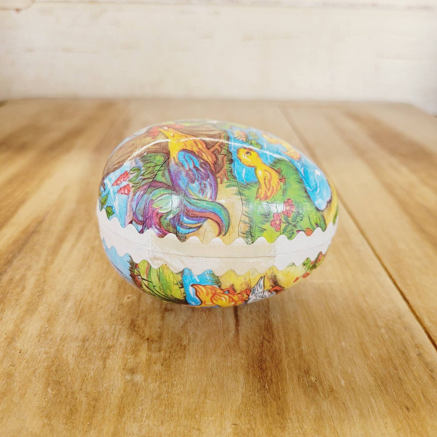 Vintage 3 1/4" Paper Mache Egg German Democratic Republic