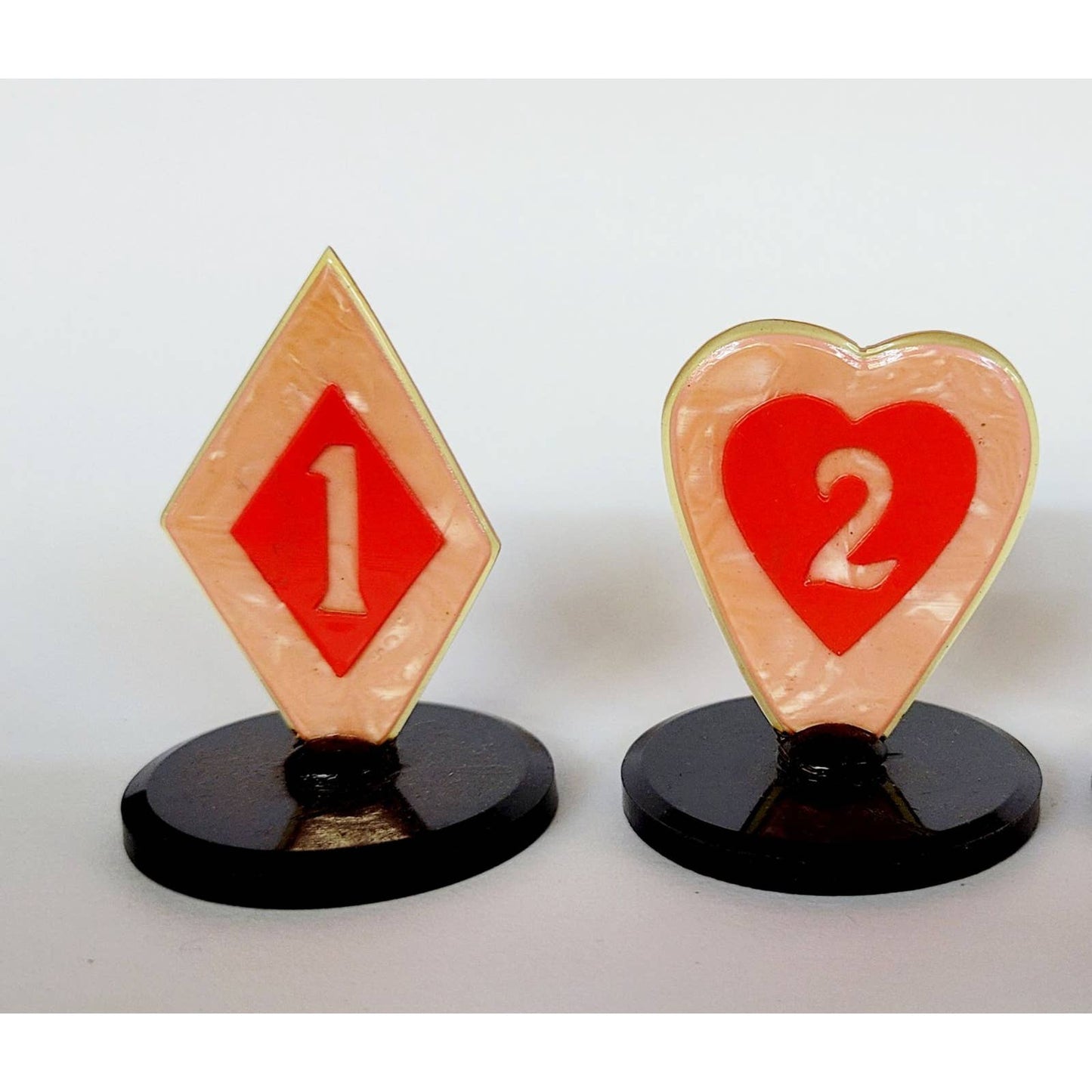 VINTAGE CELLULOID BAKELITE SUIT MARKERS