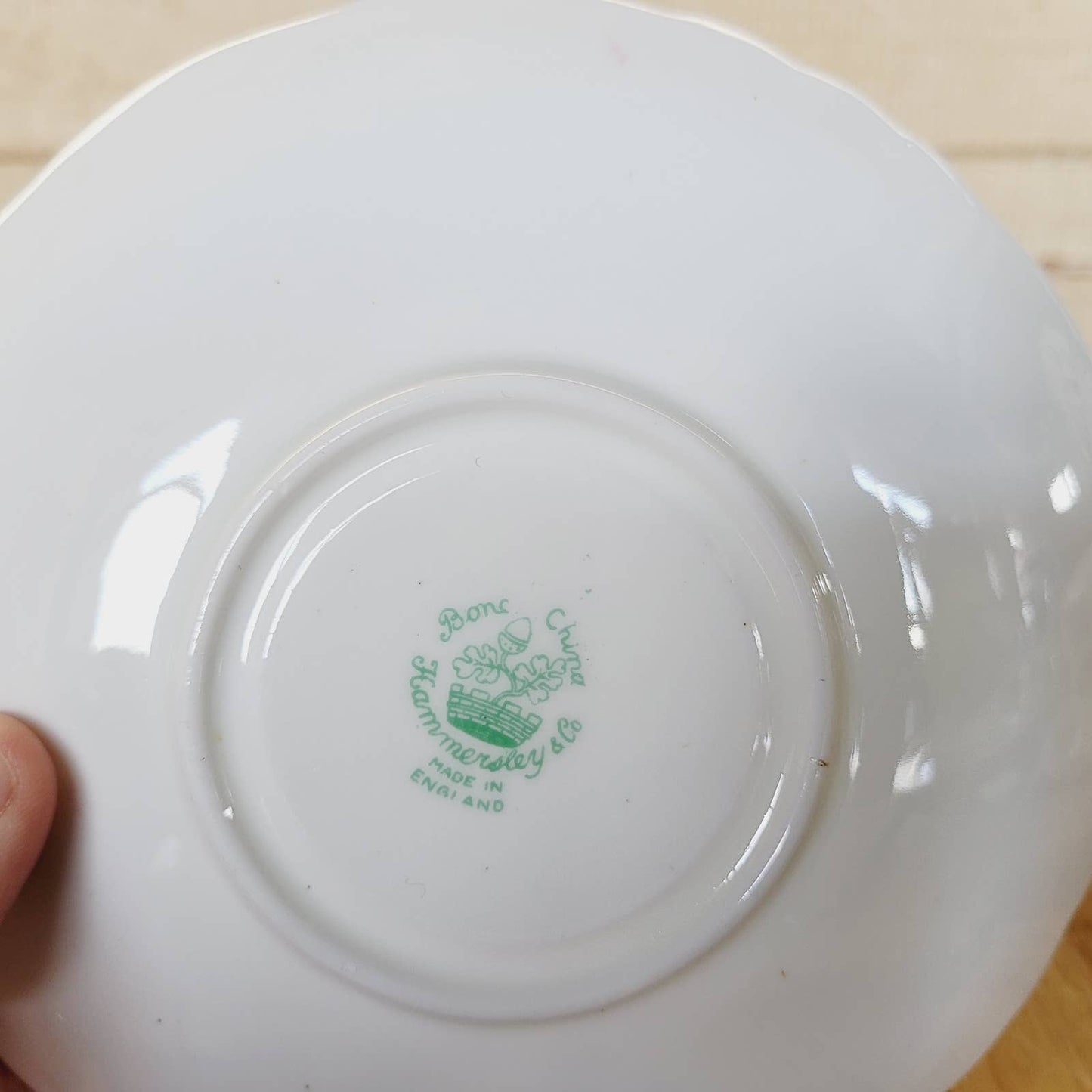Vintage 1940s Hammersley & Co Teacup & Saucer Cornflower