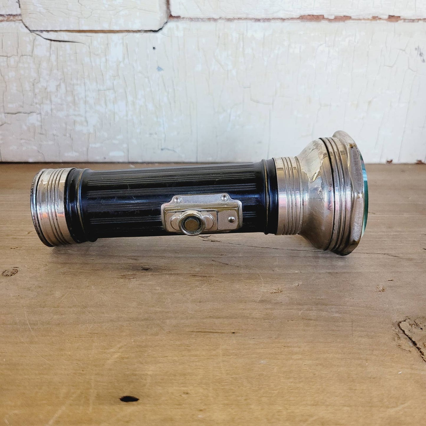 Antique Eveready Flashlight 1920s Brass Case 2616 Untested VERY RARE USA
