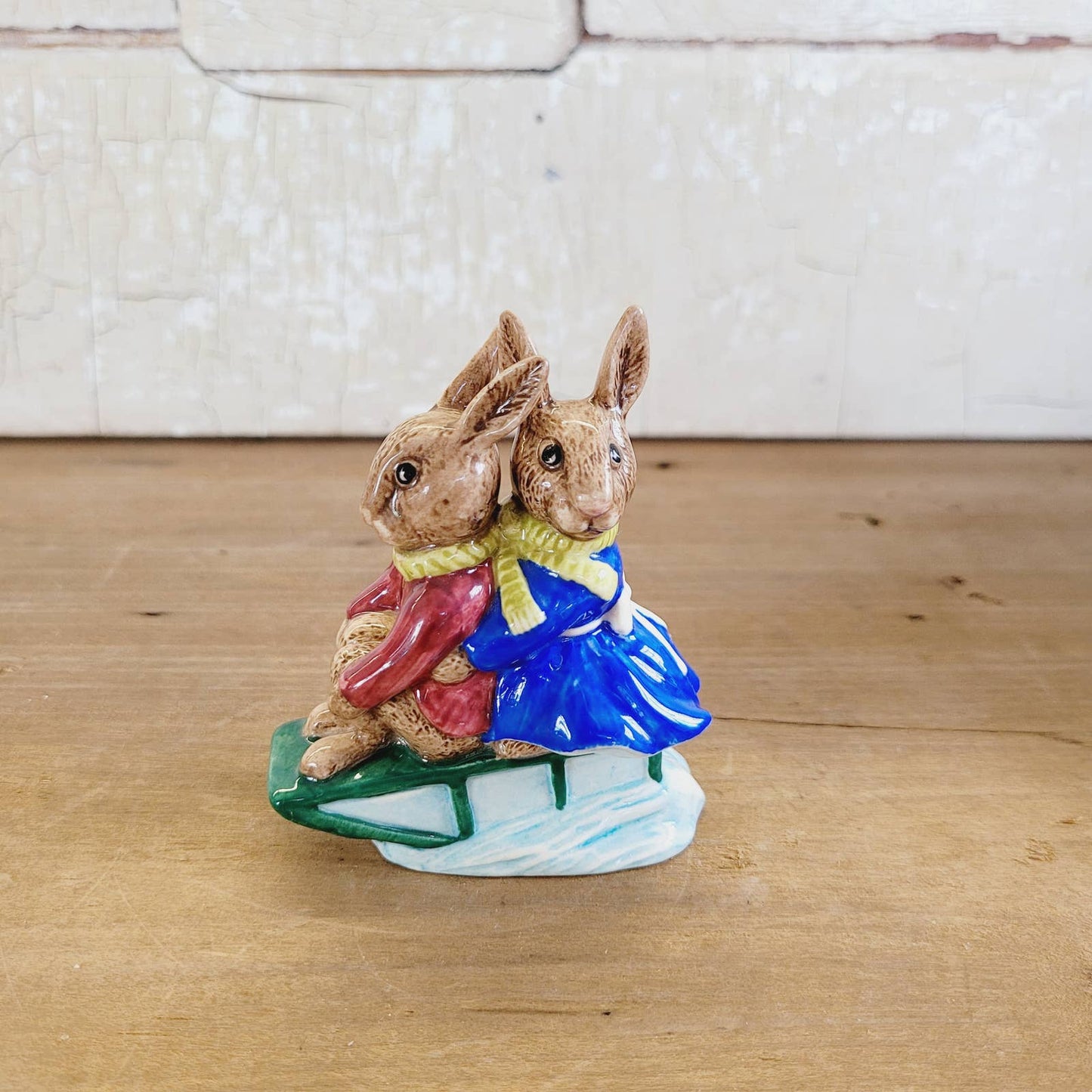 Royal Doulton Bunnykins Sleigh Ride DB 4