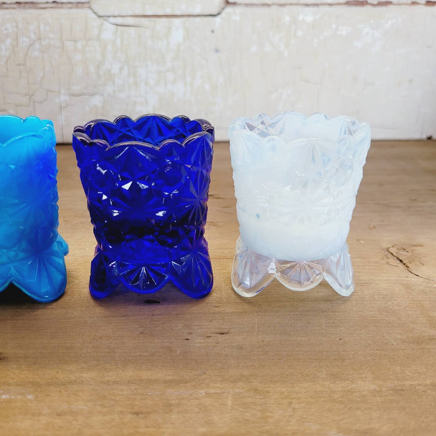 Boyd Glass Daisy Button Toothpick Holder -Retired