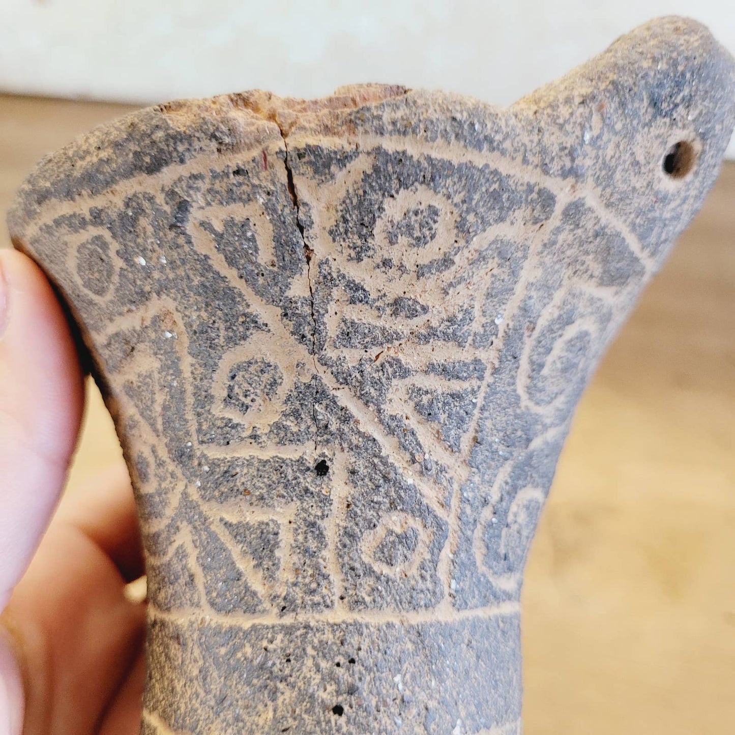 Antique Native American Pottery Vessel