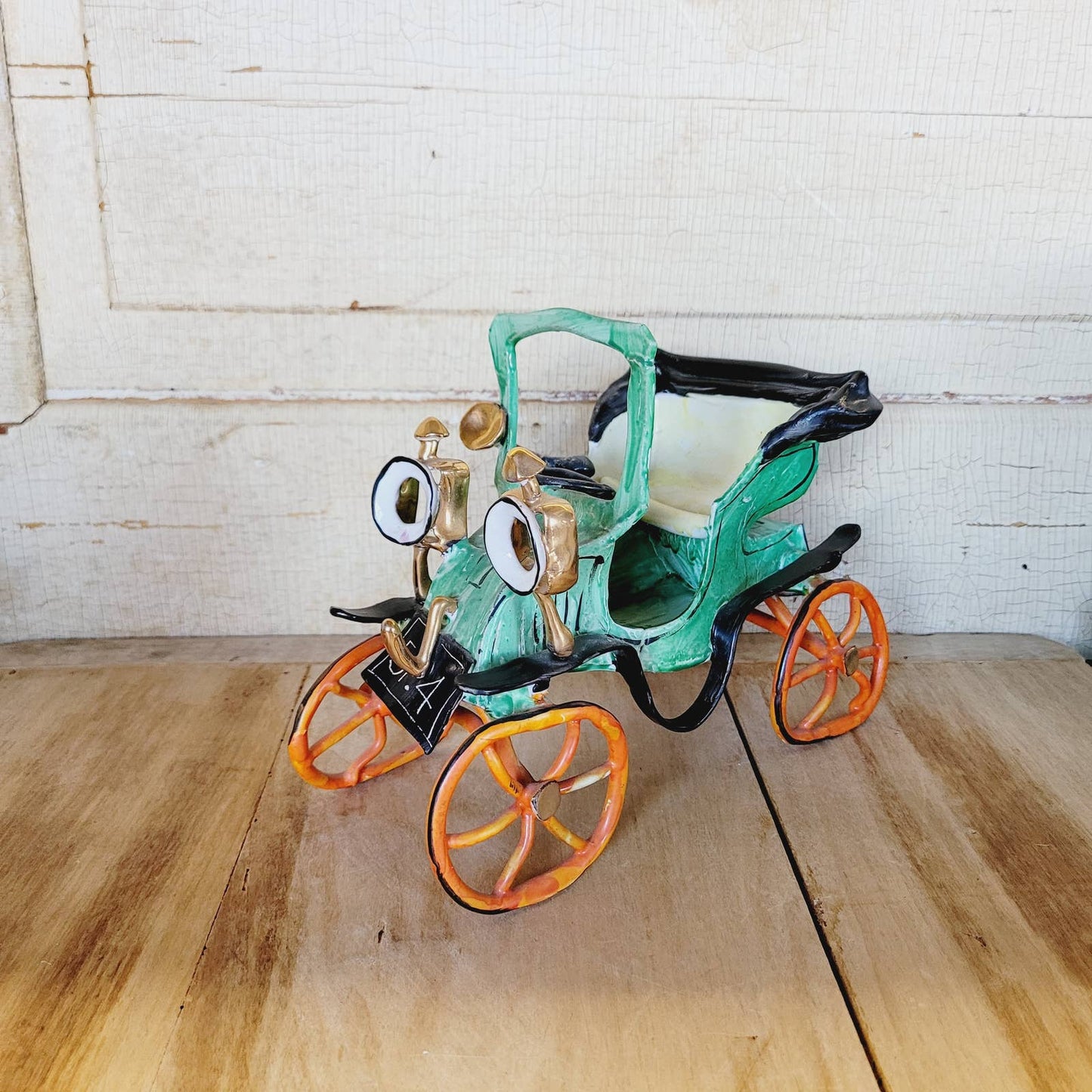 Unique Vintage Jalopy Sculpture