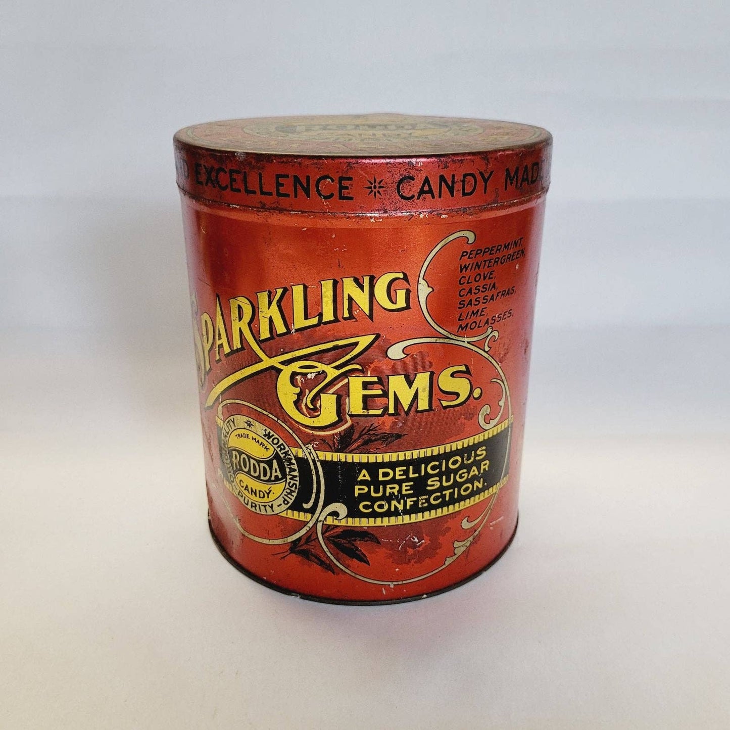 Antique Rodda Candy Tin