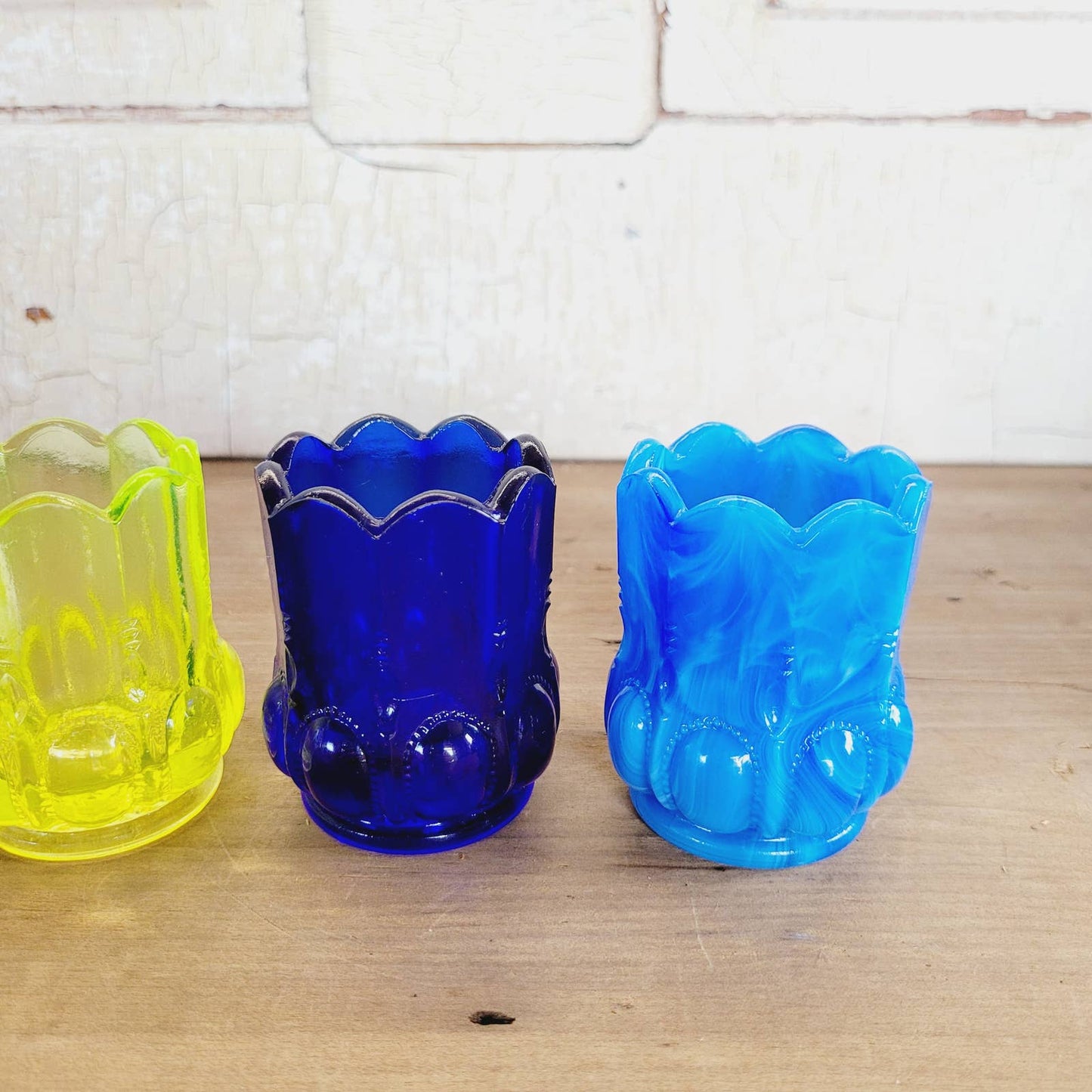 Boyd Glass Paneled Toothpick Holder -Retired See Description