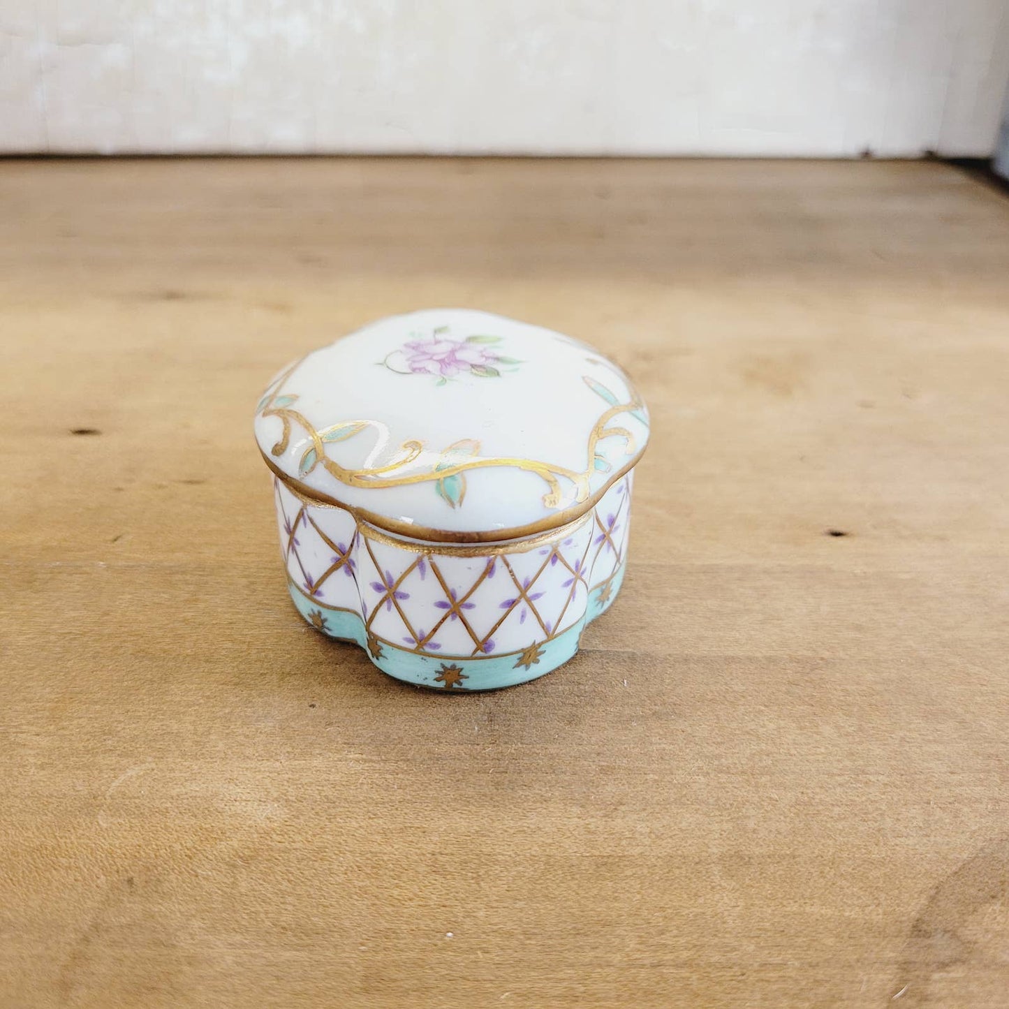 Vintage Paris Royal Trinket Box Hand Painted