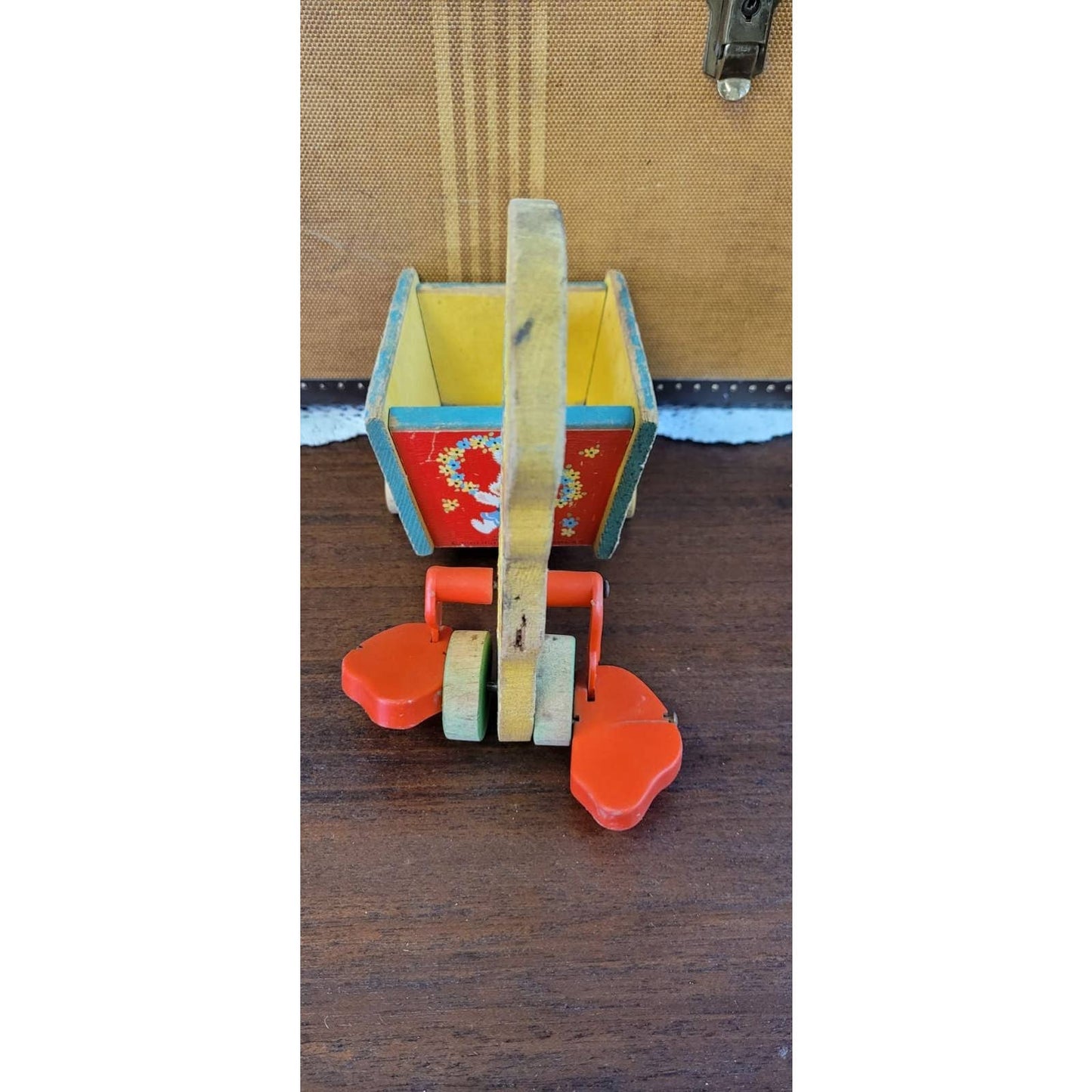 Vintage Fisher Price Chick & Cart