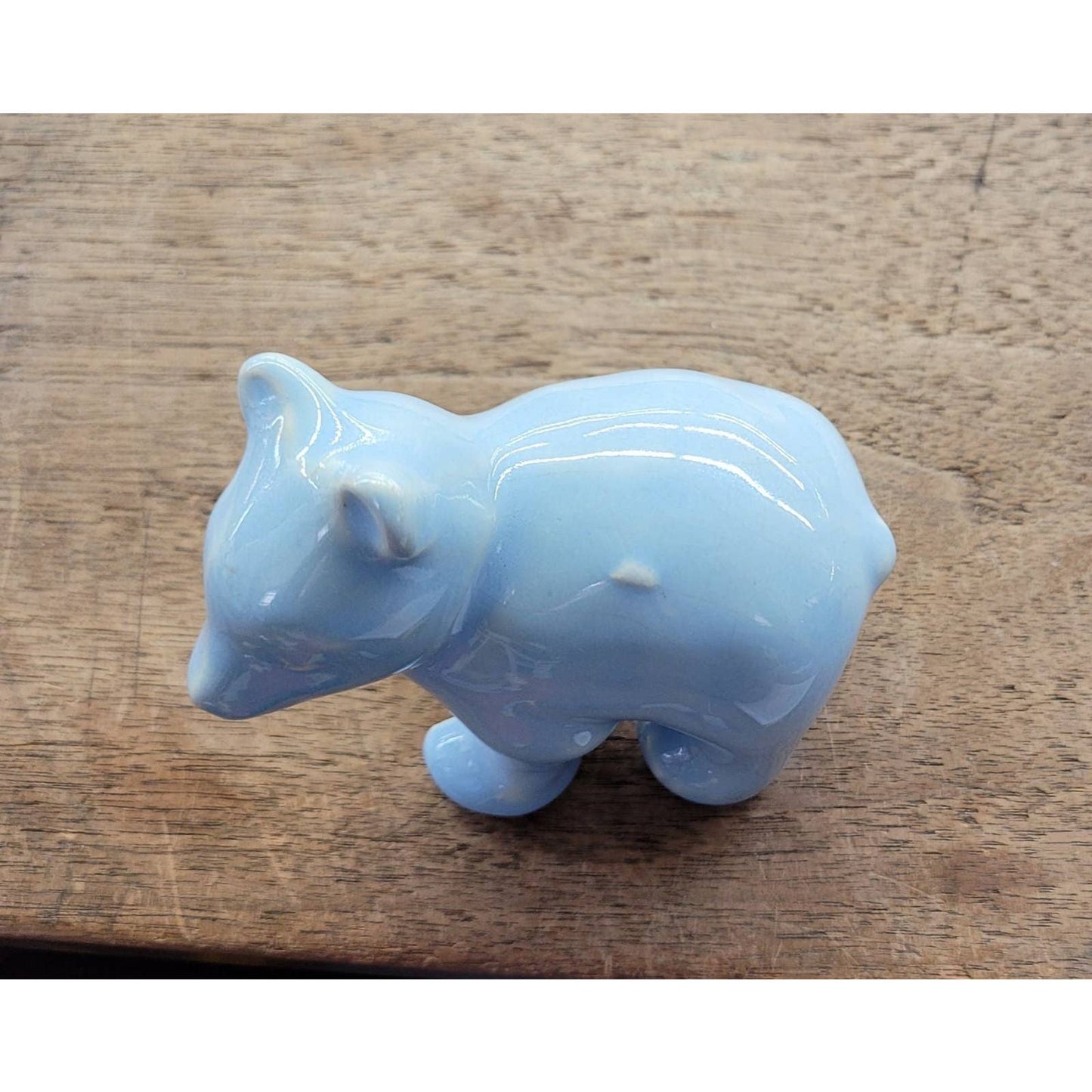 Shawnee Pottery Miniature Bear Blue