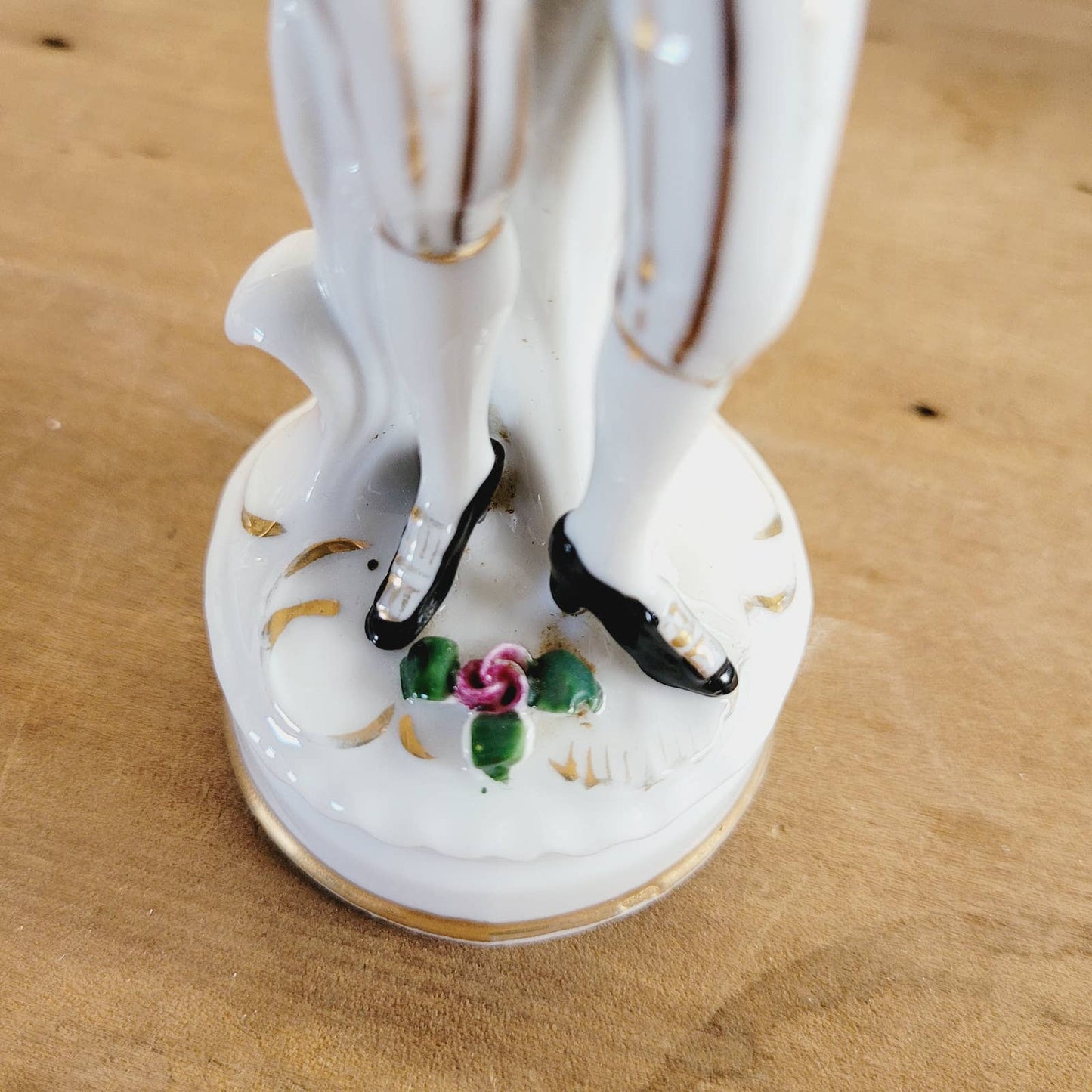 Antique Porcelain Dancing Man Victorian
