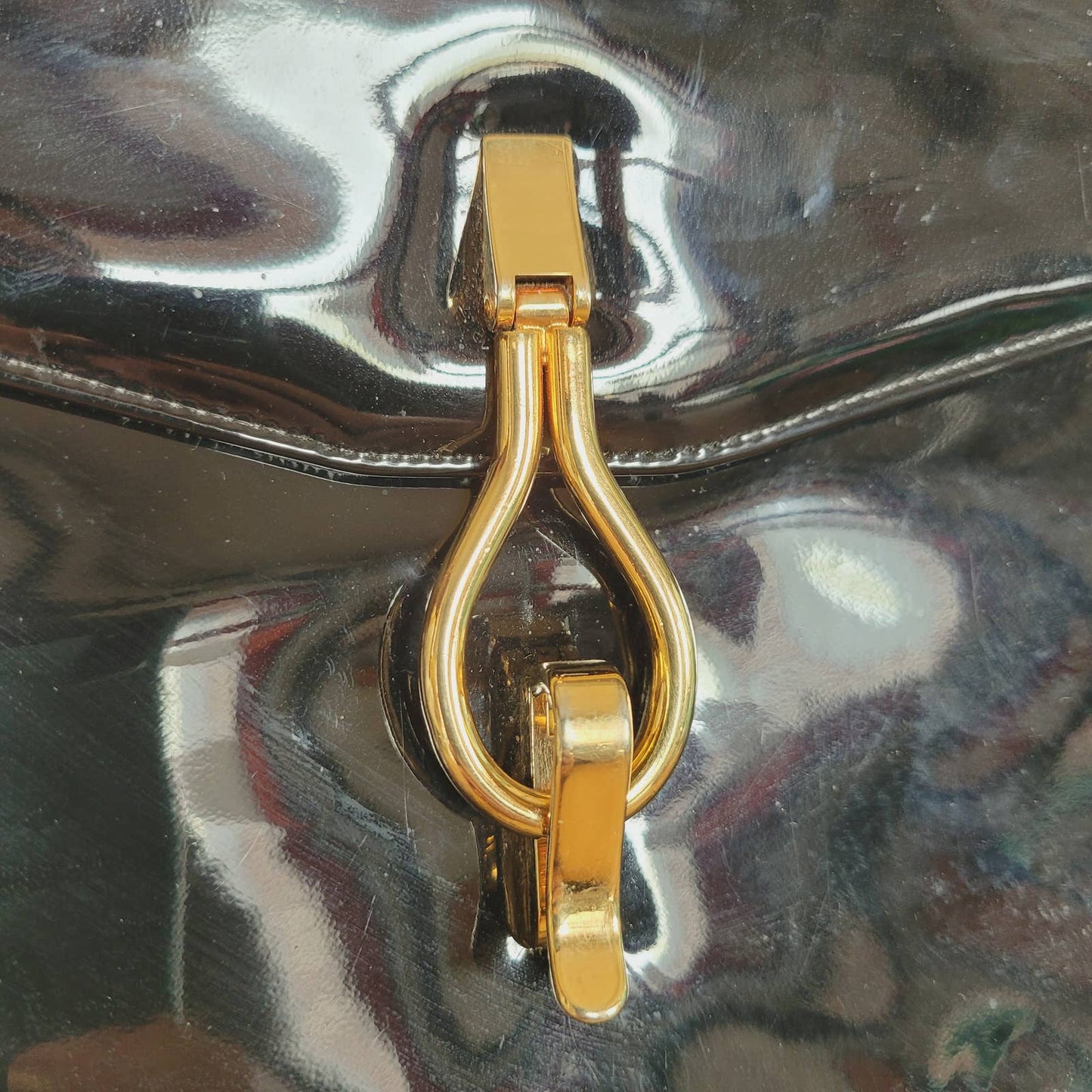 Vintage Robert Bestien Patent Leather Black Purse