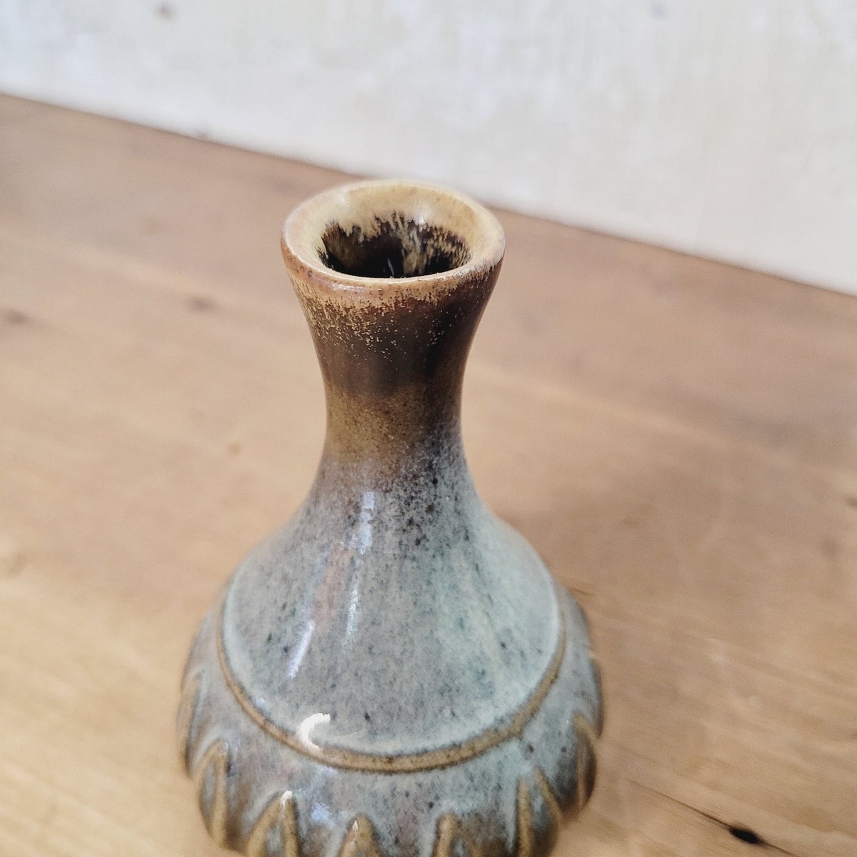 Pottery Craft USA Robert Maxwell Designed Bud Vase Glazed Marked PC USA