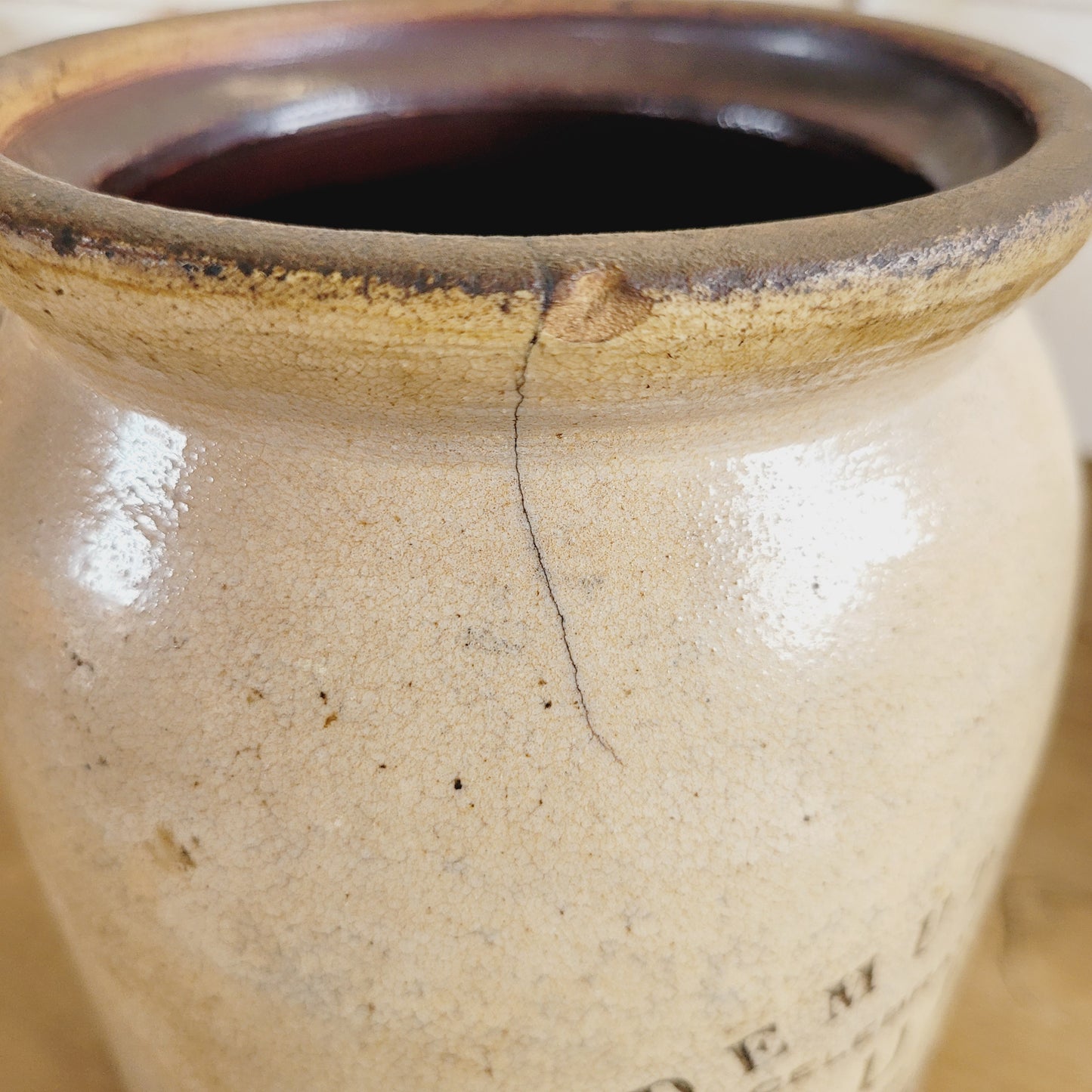 Antique Demuth's Snuff Jar