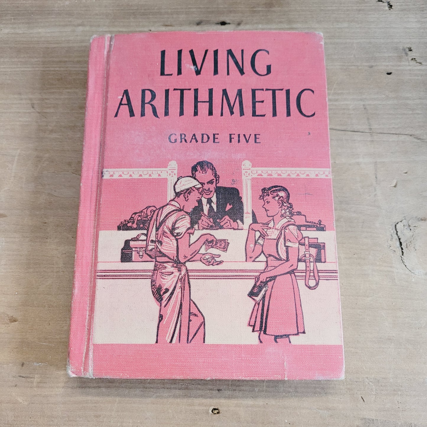 Vintage 1943 Living Arithmetic Book