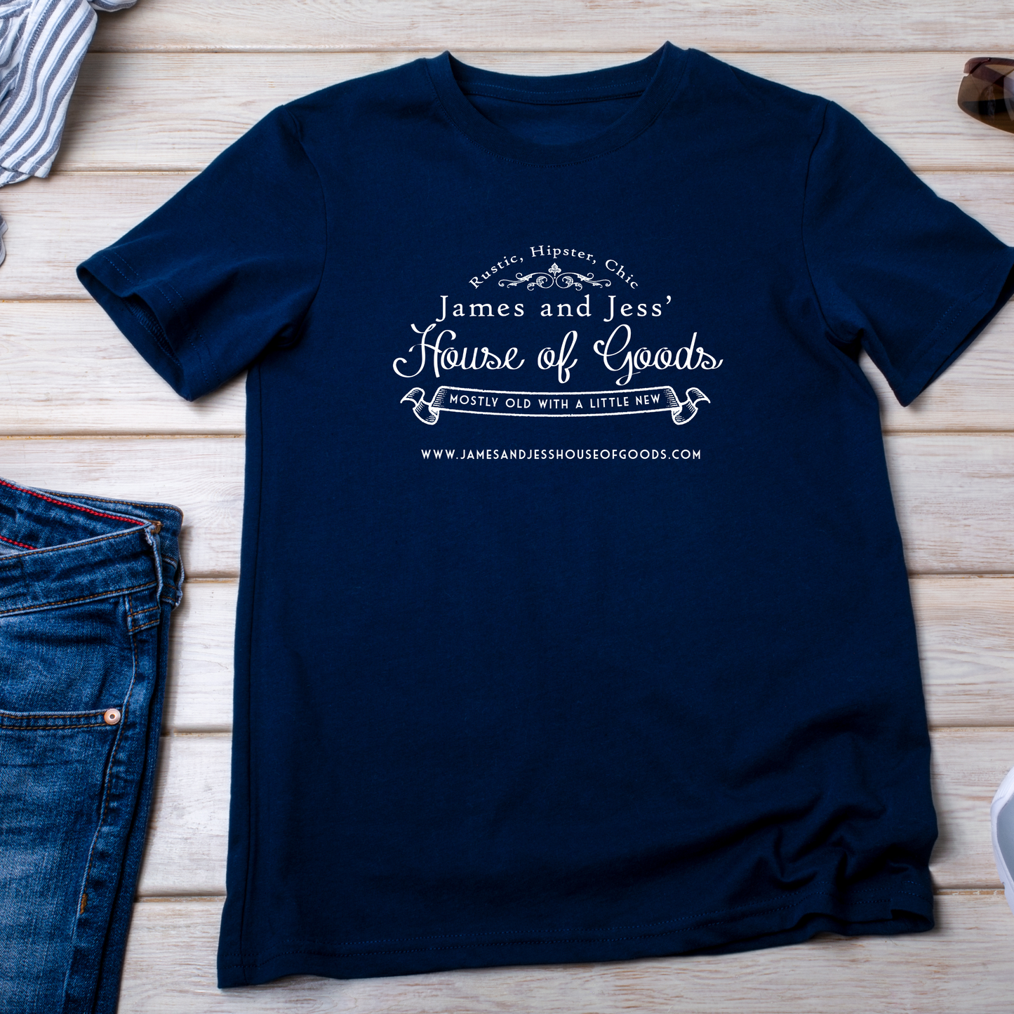 James and Jess' House of Goods Logo T-Shirt