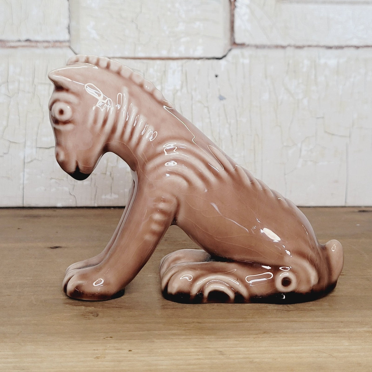 Rookwood Pottery Fabeltier 1900 #6243 Wine Madder Glaze Louise Abel Paperweight