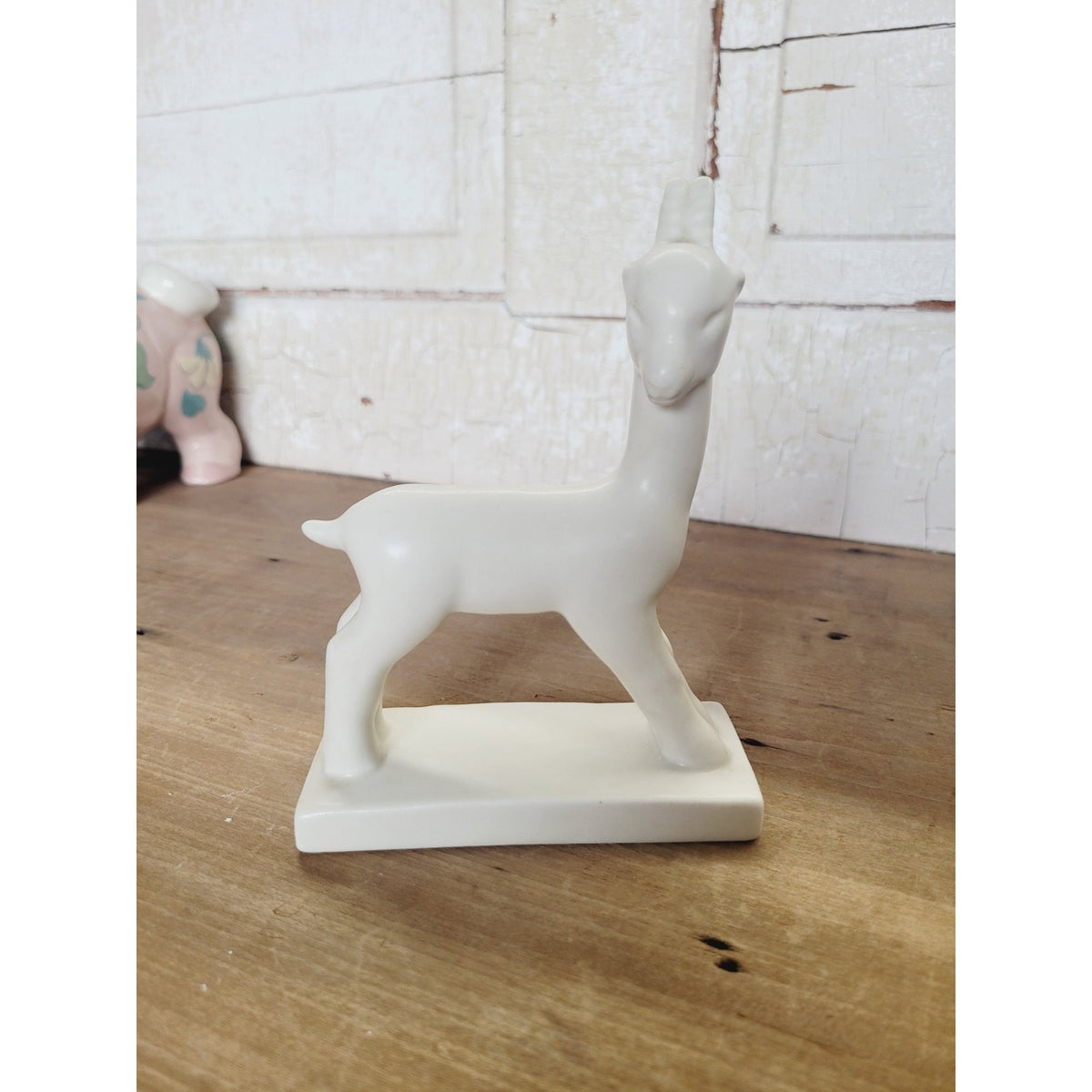 Rookwood Pottery 1934 Matte White Goat Figurine #6170 Louise Abel