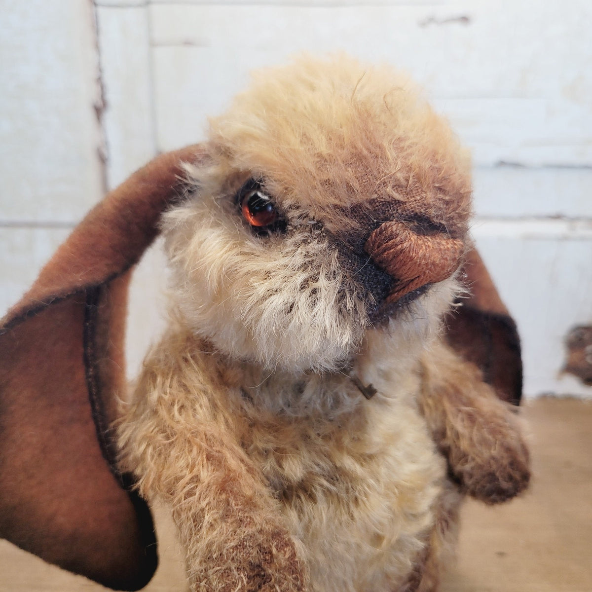 Mary Wimberley Little Russell Standing Bunny 8" Artist Mohair 1 of 2, 2004