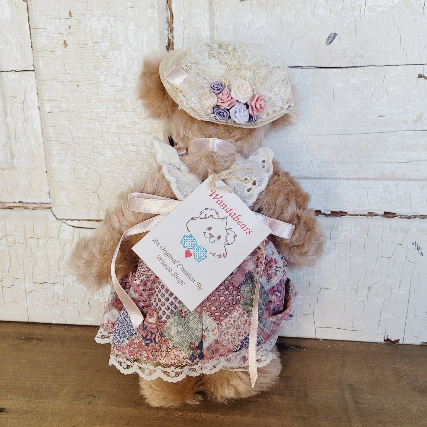 Wandabears "Tutti" #7 - Mohair Bear with Signed Tag - 10"