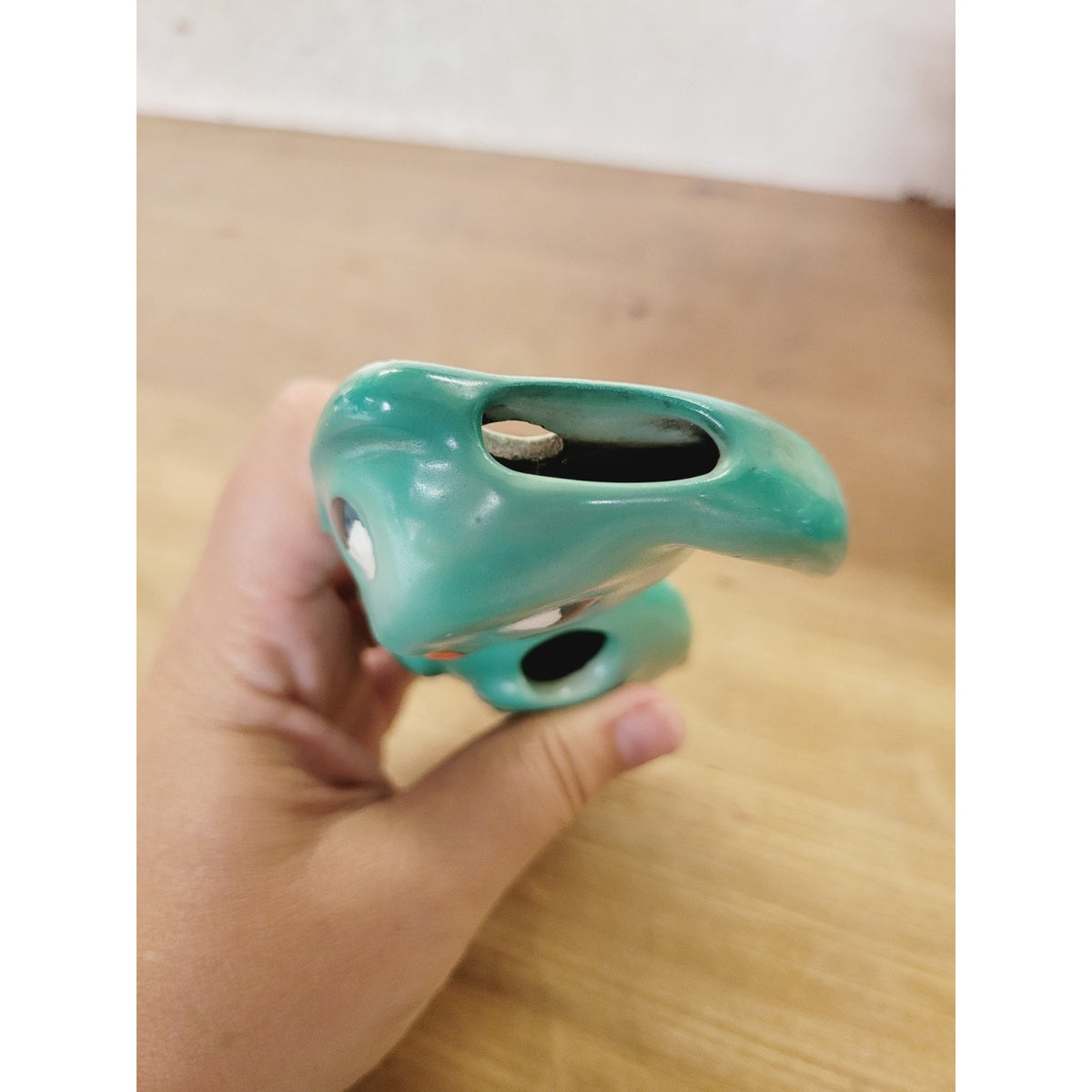 Vintage Norwood Co Ceramic Germany Rabbit Toothbrush Holder Wall Pocket