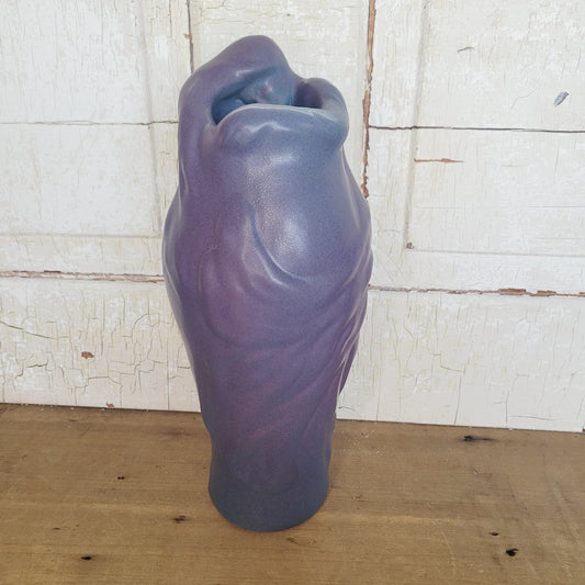 Rare Van Briggle Art Nouveau Style Blue Vase Named Lorelei