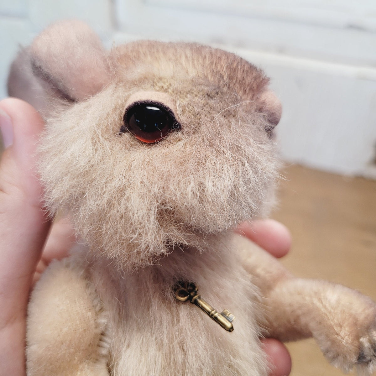 Mary Wimberley OOAK 7" Lexie Sleepy Bunny Jointed Artist Mohair Alpaca 2004