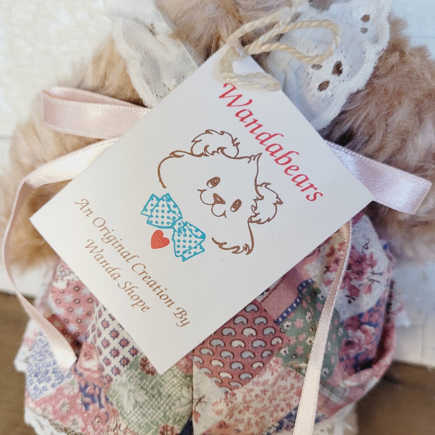 Wandabears "Tutti" #7 - Mohair Bear with Signed Tag - 10"