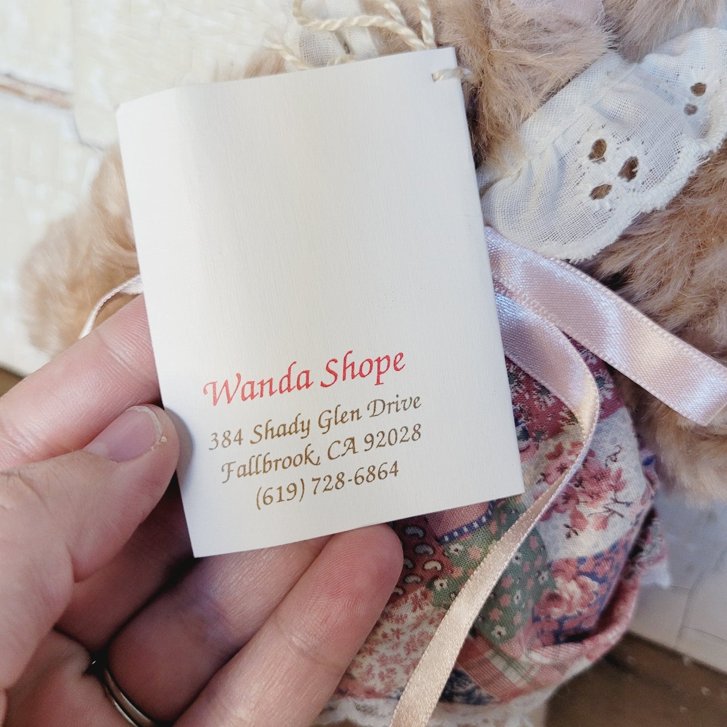 Wandabears "Tutti" #7 - Mohair Bear with Signed Tag - 10"