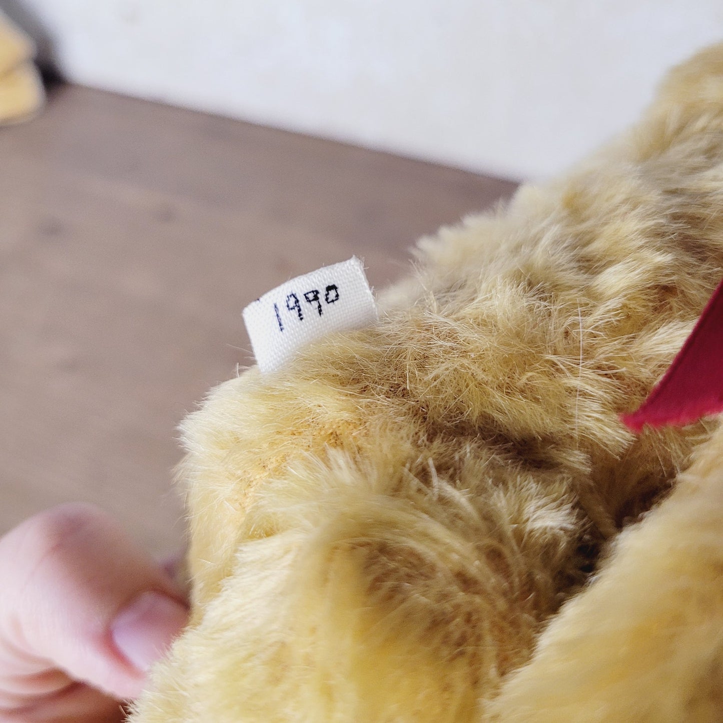 Vintage Cranberry Mountain Bear, "Huey" Mohair Teddy Bear, 10", Muriel Townsend