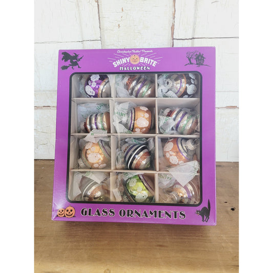2024 Shiny Brite Christopher Radko Halloween Ornaments Set of 12 NIB