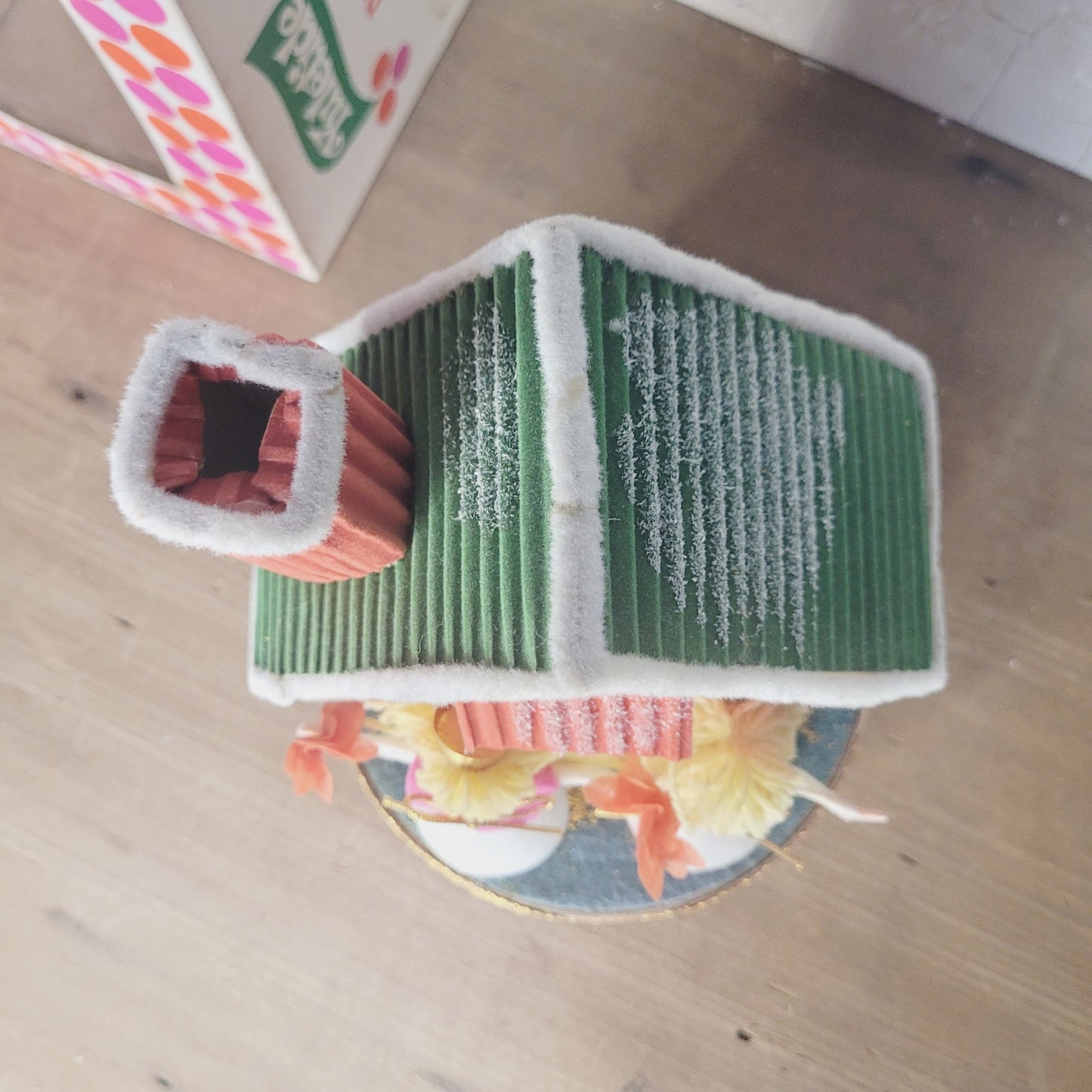 Vintage Yuletide Revolving Musical Christmas Toy Plays Jingle Bells Japan