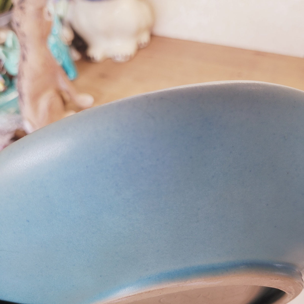 Van Briggle Pottery Mermaid Tray Dish Plate Ming Blue Matte Colorado Springs