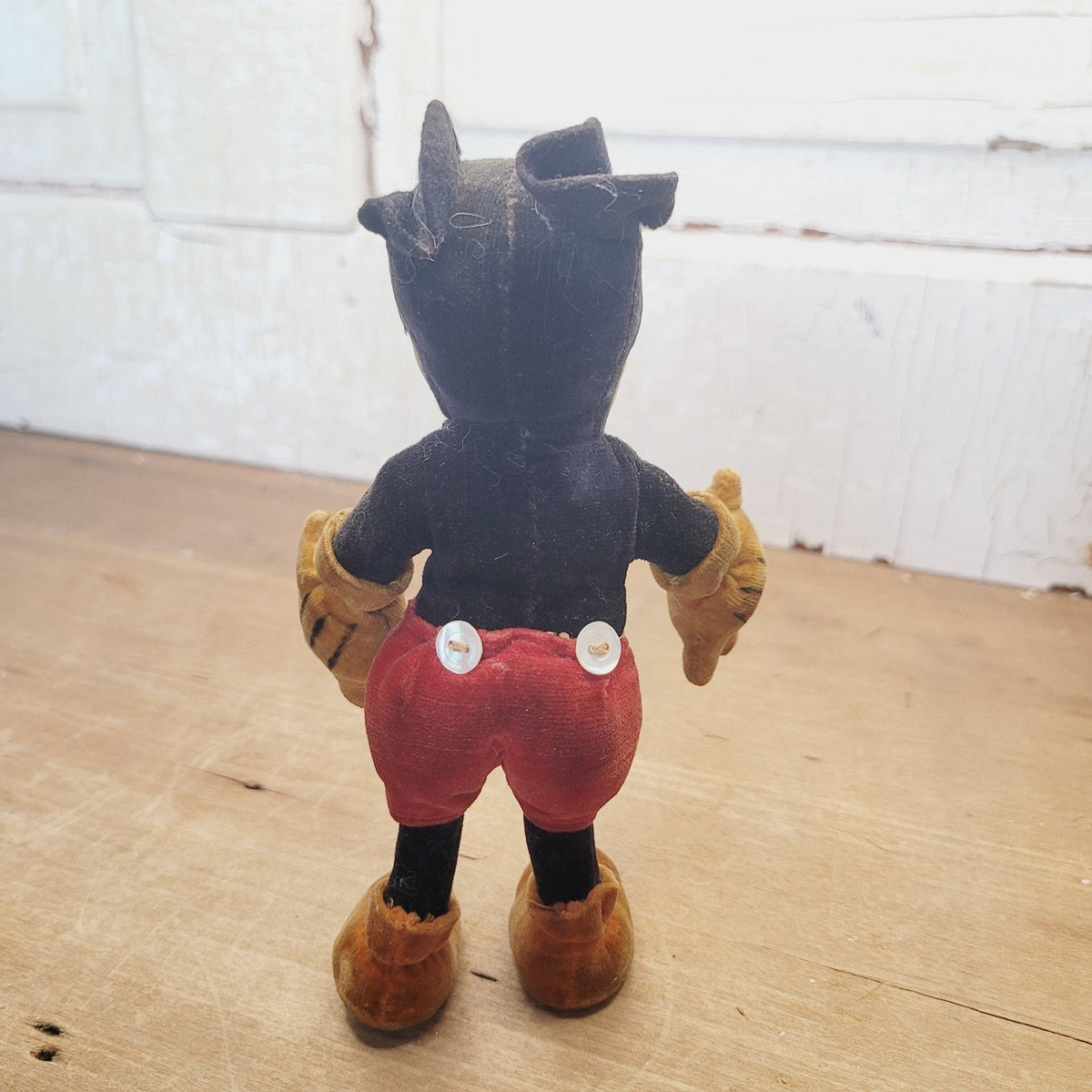 Rare Hard to Find 1930s Steiff Mickey Mouse Antique Velveteen Mouse 6"