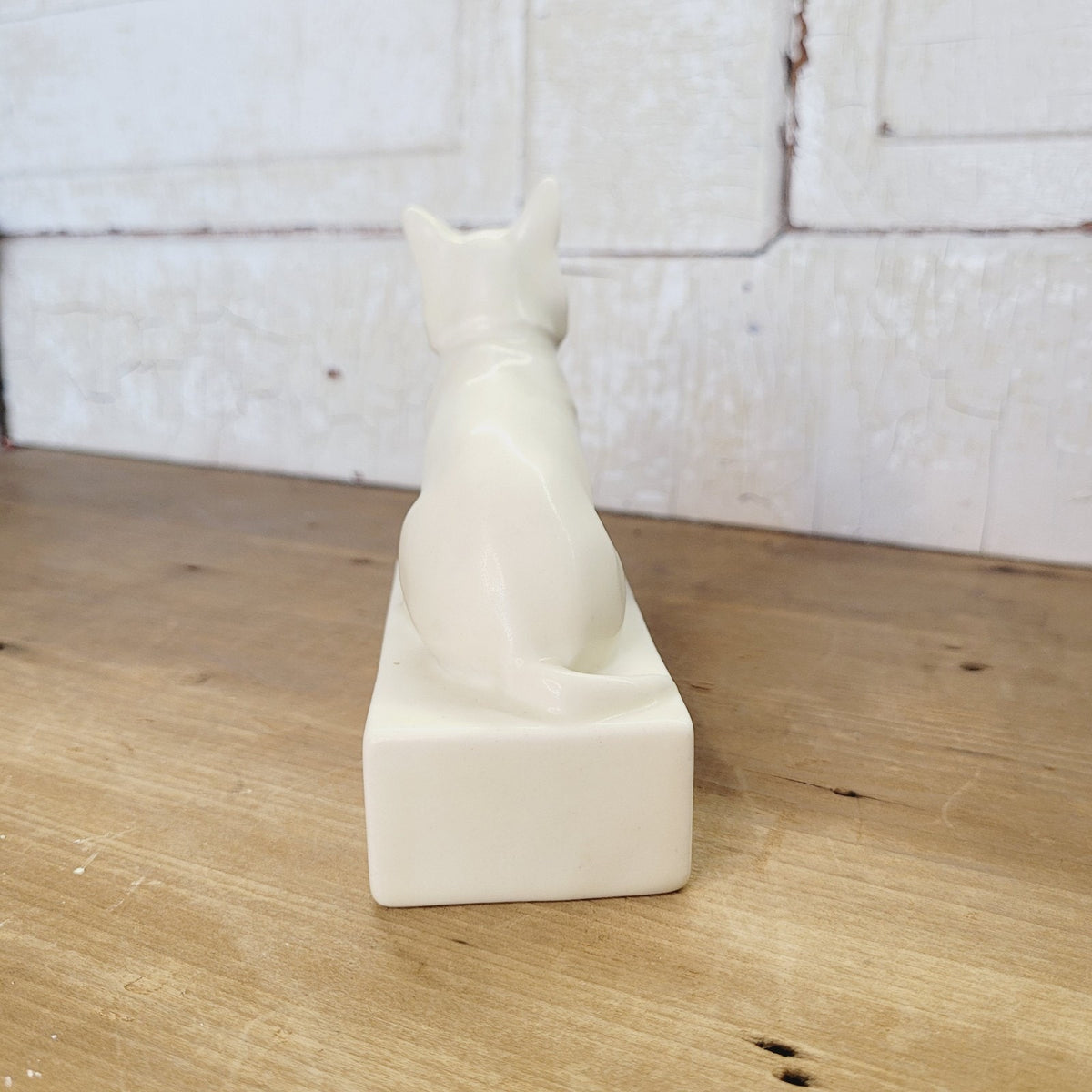 Rookwood 1937 Scottie Dog Bookend Paperweight #6449 Ivory Matte XXXVII Single