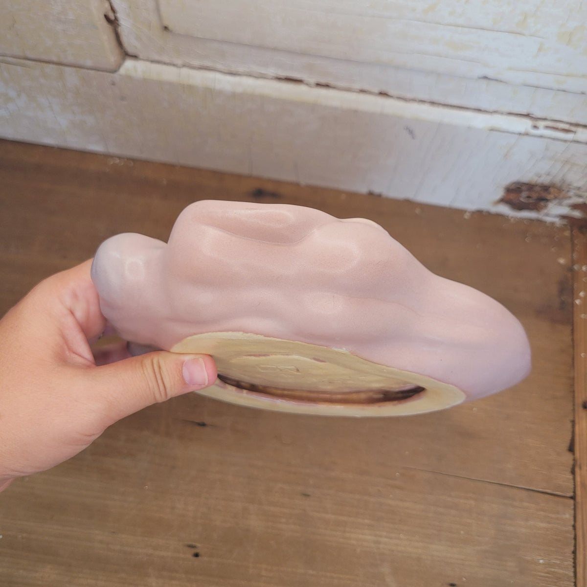 Van Briggle Pottery Mermaid Lorelei Tray Dusty Rose Loretta Short Colo Springs