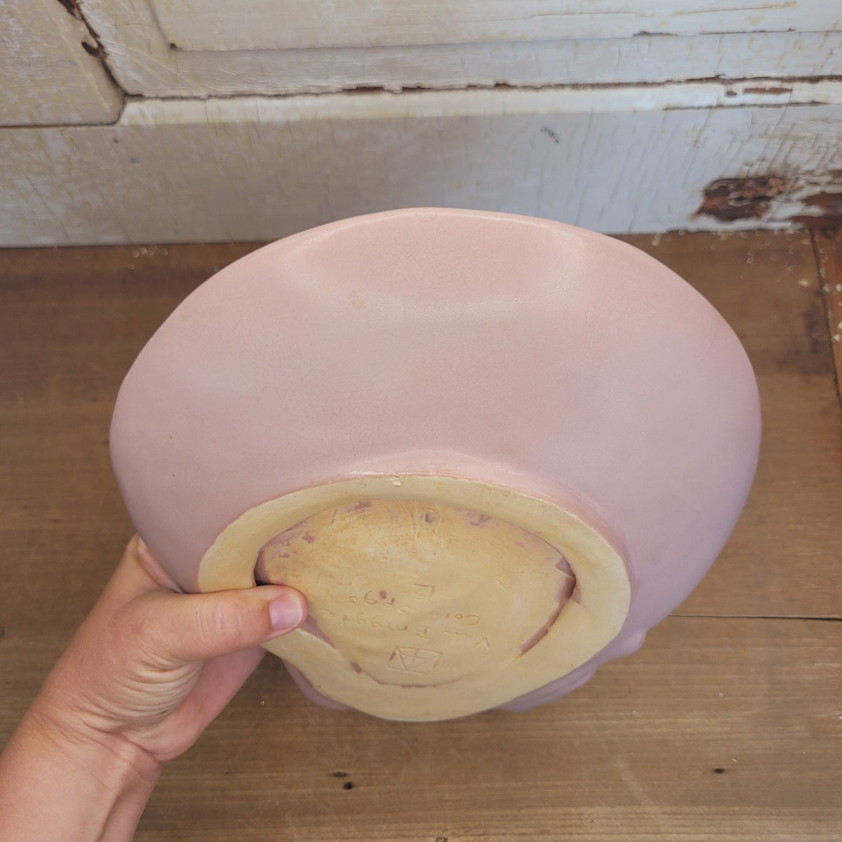 Van Briggle Pottery Mermaid Lorelei Tray Dusty Rose Loretta Short Colo Springs