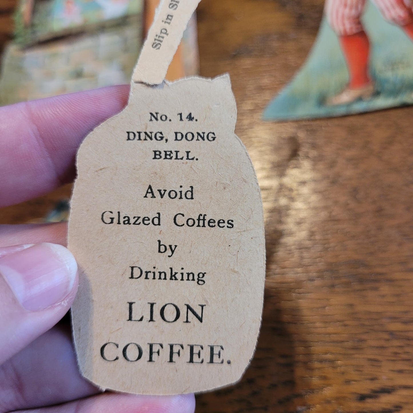 1890s Lion Coffee No. 14 "Ding Dong Bell" Trade Card
