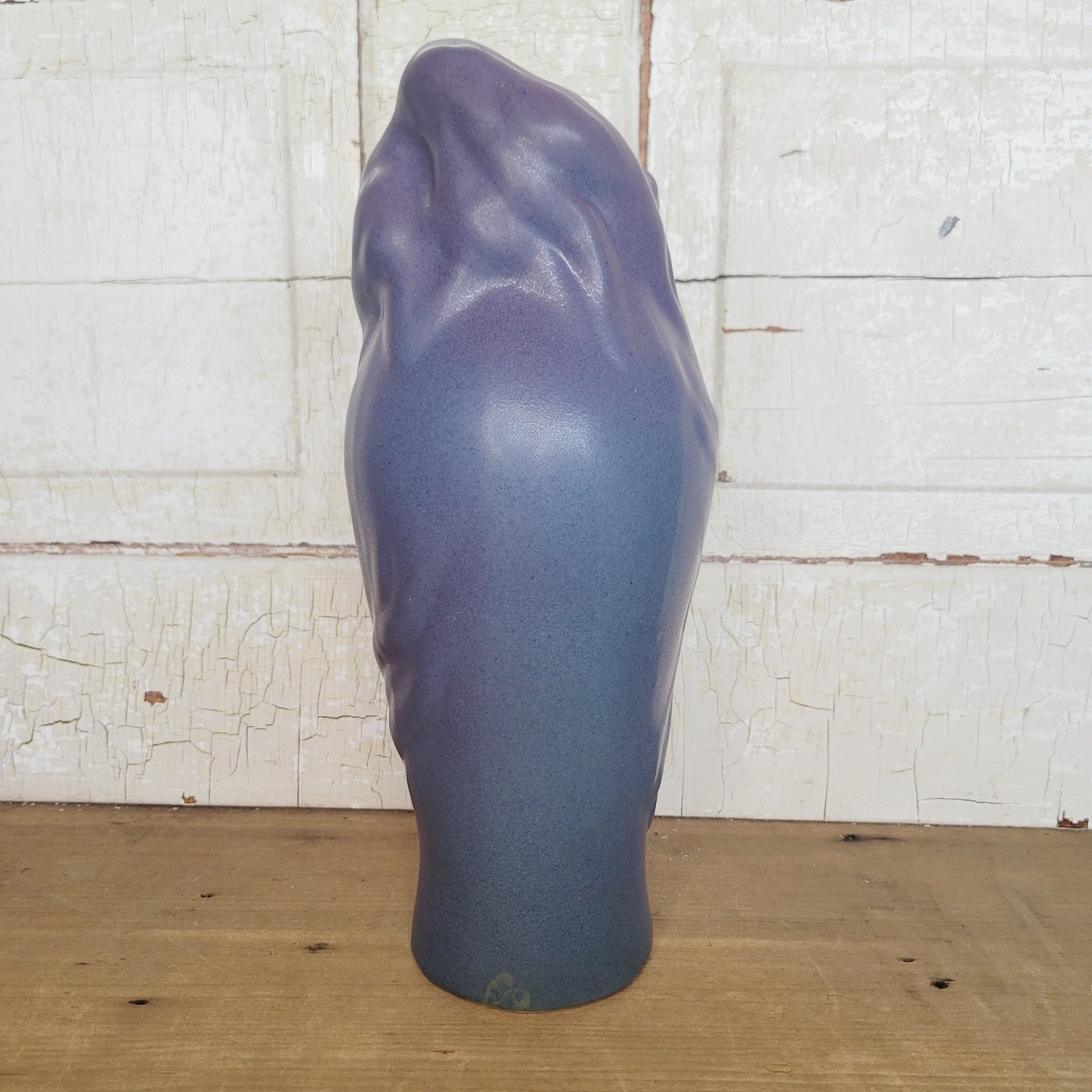 Rare Van Briggle Art Nouveau Style Blue Vase Named Lorelei