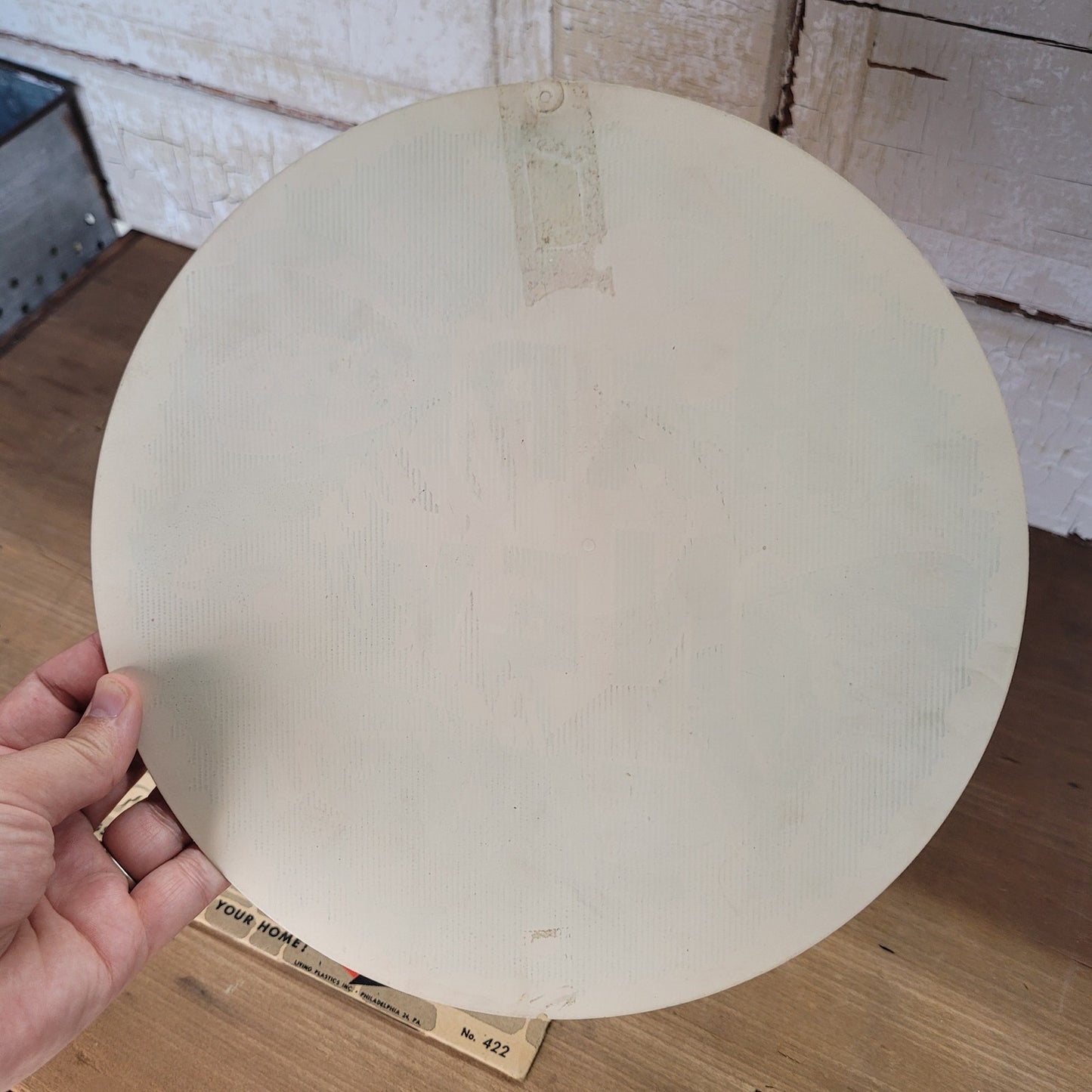 Vintage Life-Lite Magic Motion Holiday Sign Merry Christmas Happy New Year