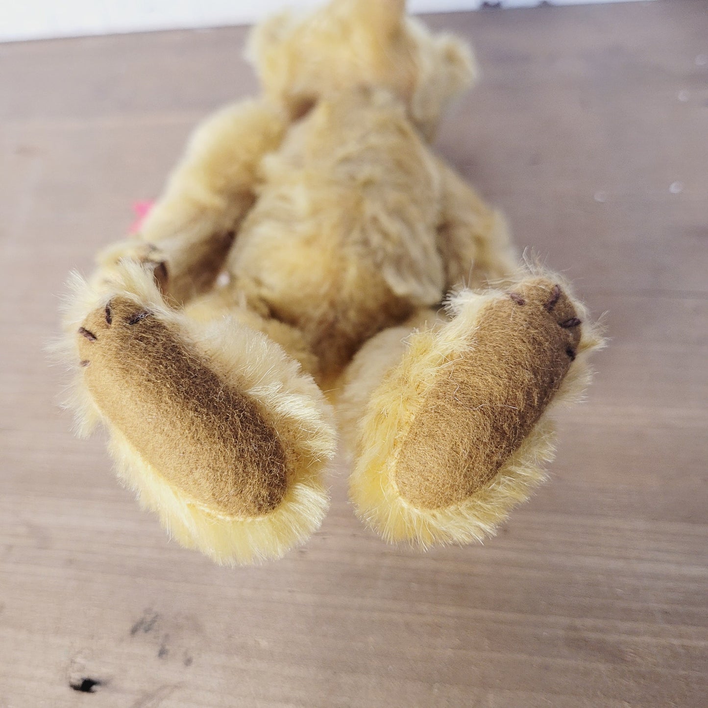 Vintage Cranberry Mountain Bear, "Huey" Mohair Teddy Bear, 10", Muriel Townsend