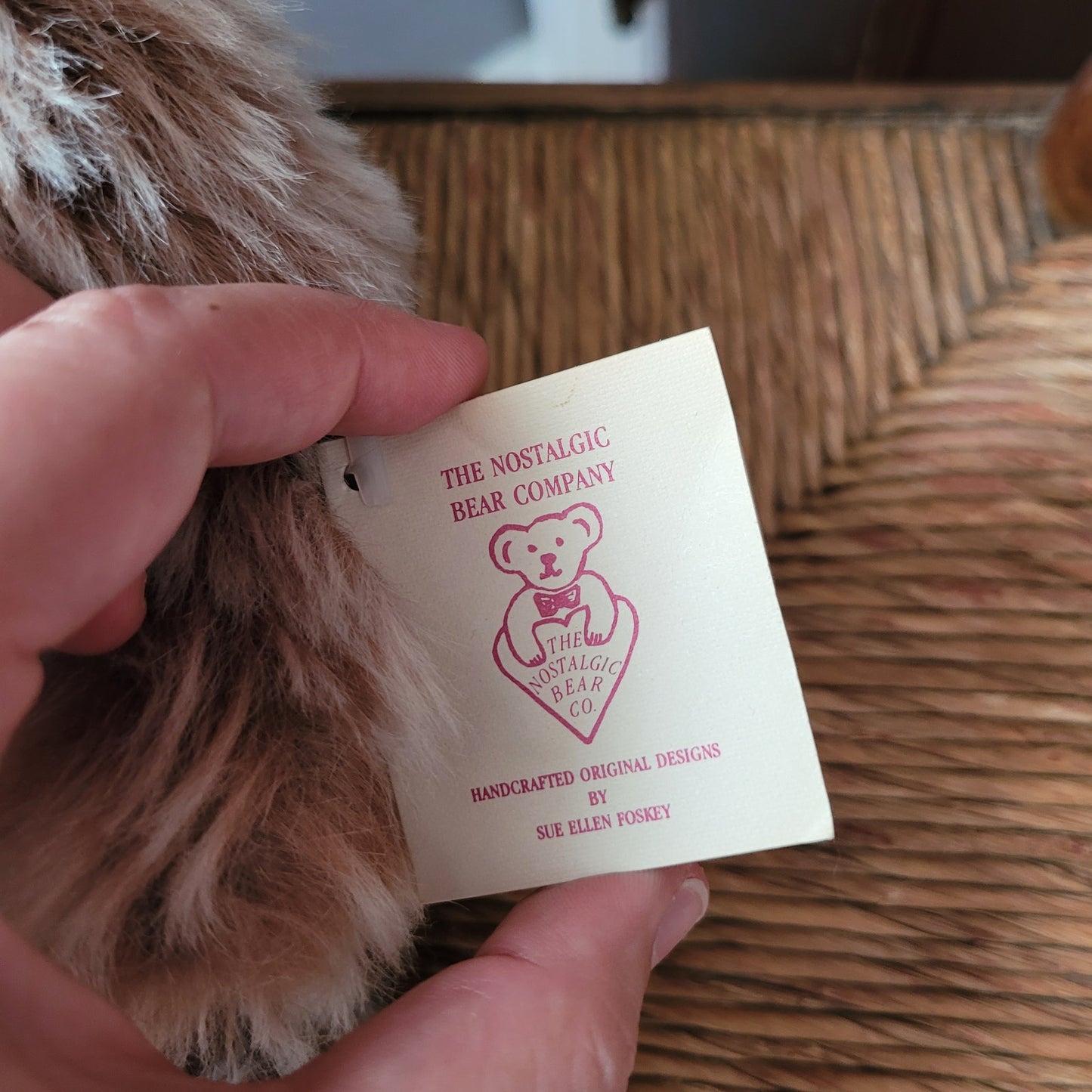 Rare Sue Foskey Nostalgic Bear Reuben - Limited Edition, Signed, 1987 - #33/100