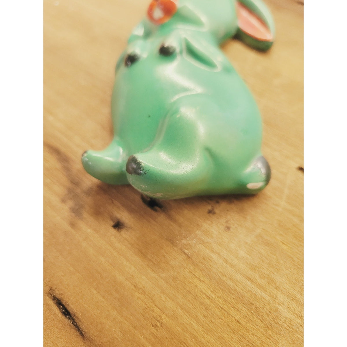 Vintage Norwood Co Ceramic Germany Rabbit Toothbrush Holder Wall Pocket