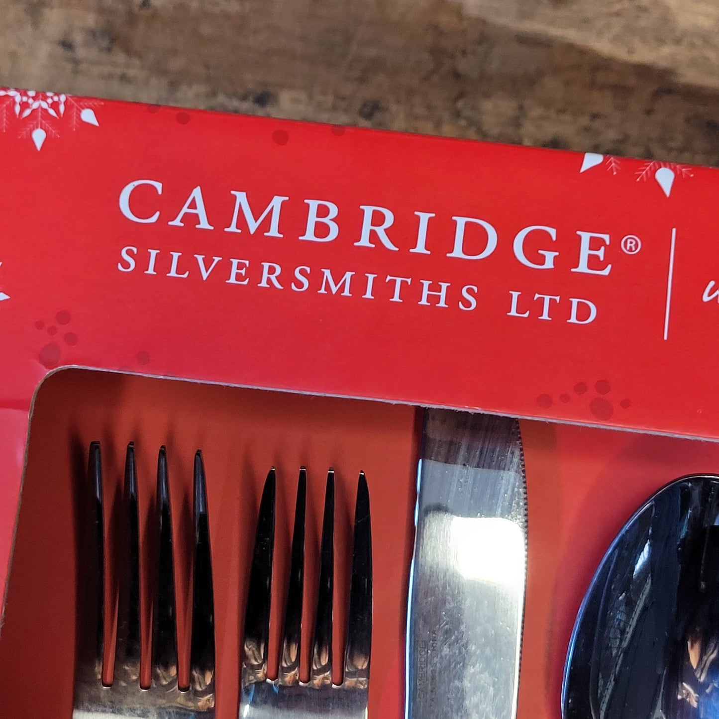 NEW Cambridge Silversmiths Snowman Frost 20pc Flatware Set Service for 4