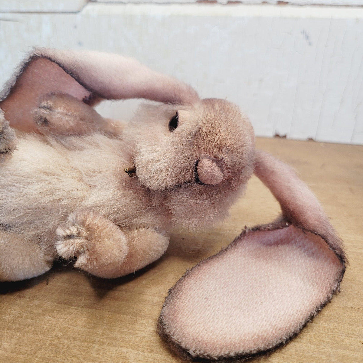 Mary Wimberley OOAK 7" Lexie Sleepy Bunny Jointed Artist Mohair Alpaca 2004