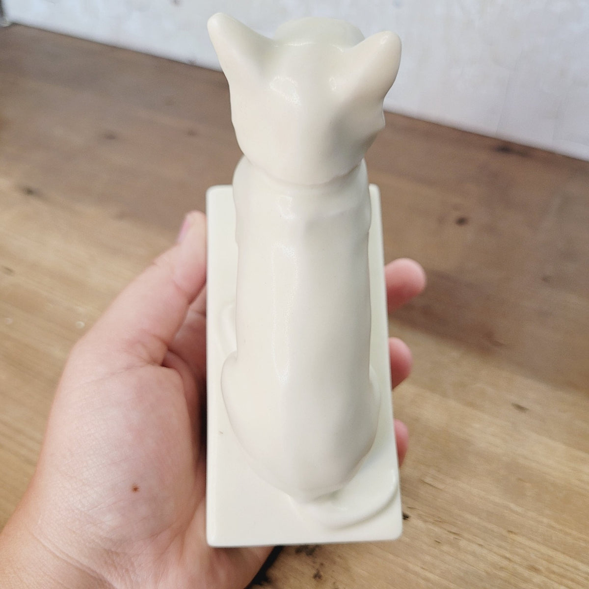 Rookwood 1937 Scottie Dog Bookend Paperweight #6449 Ivory Matte XXXVII Single